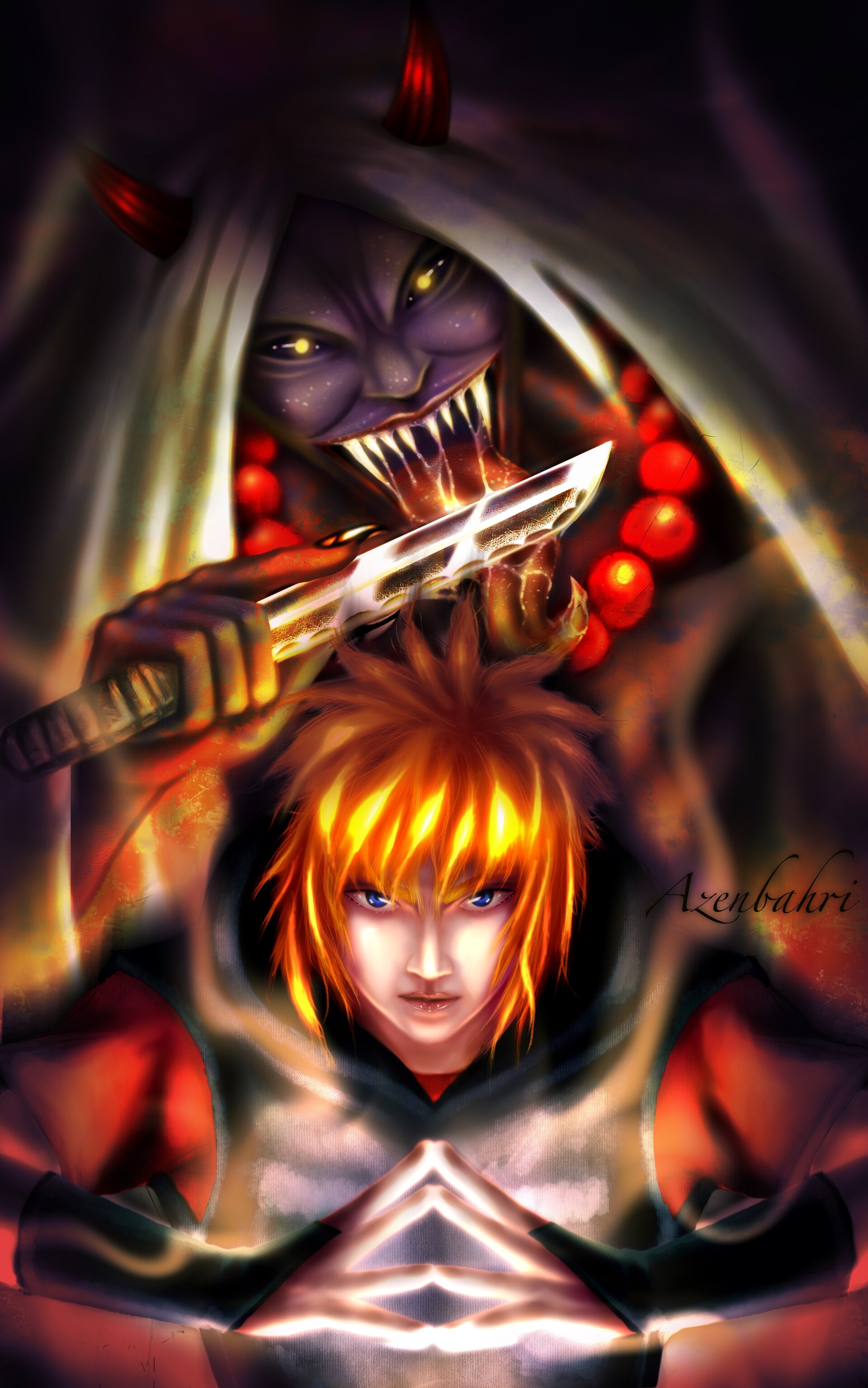 ArtStation - FanArt anime, image size:1920x3069