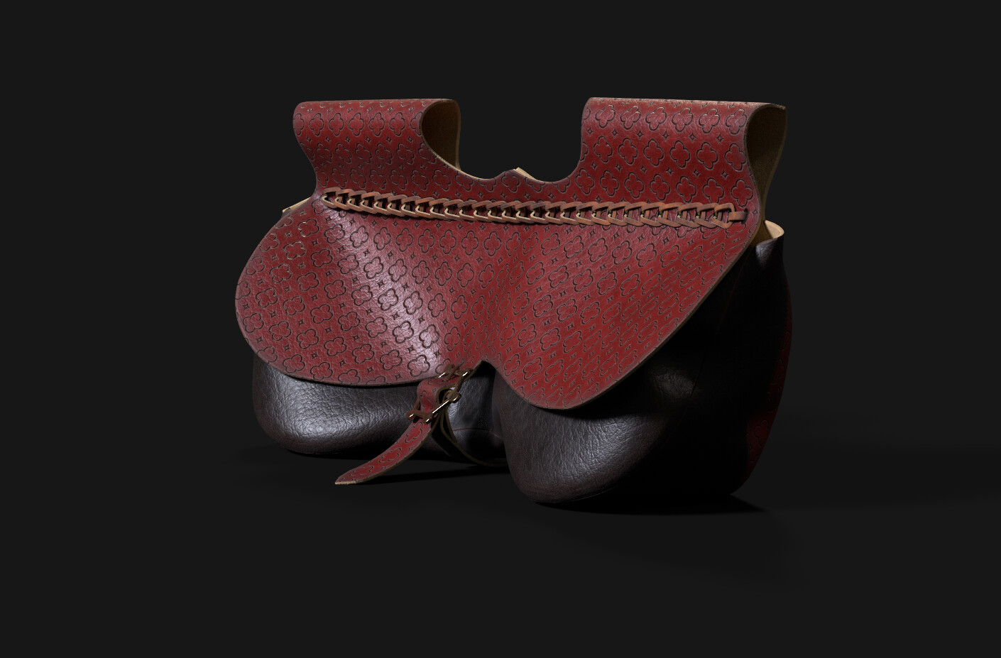 ArtStation - Medieval old leather pouch