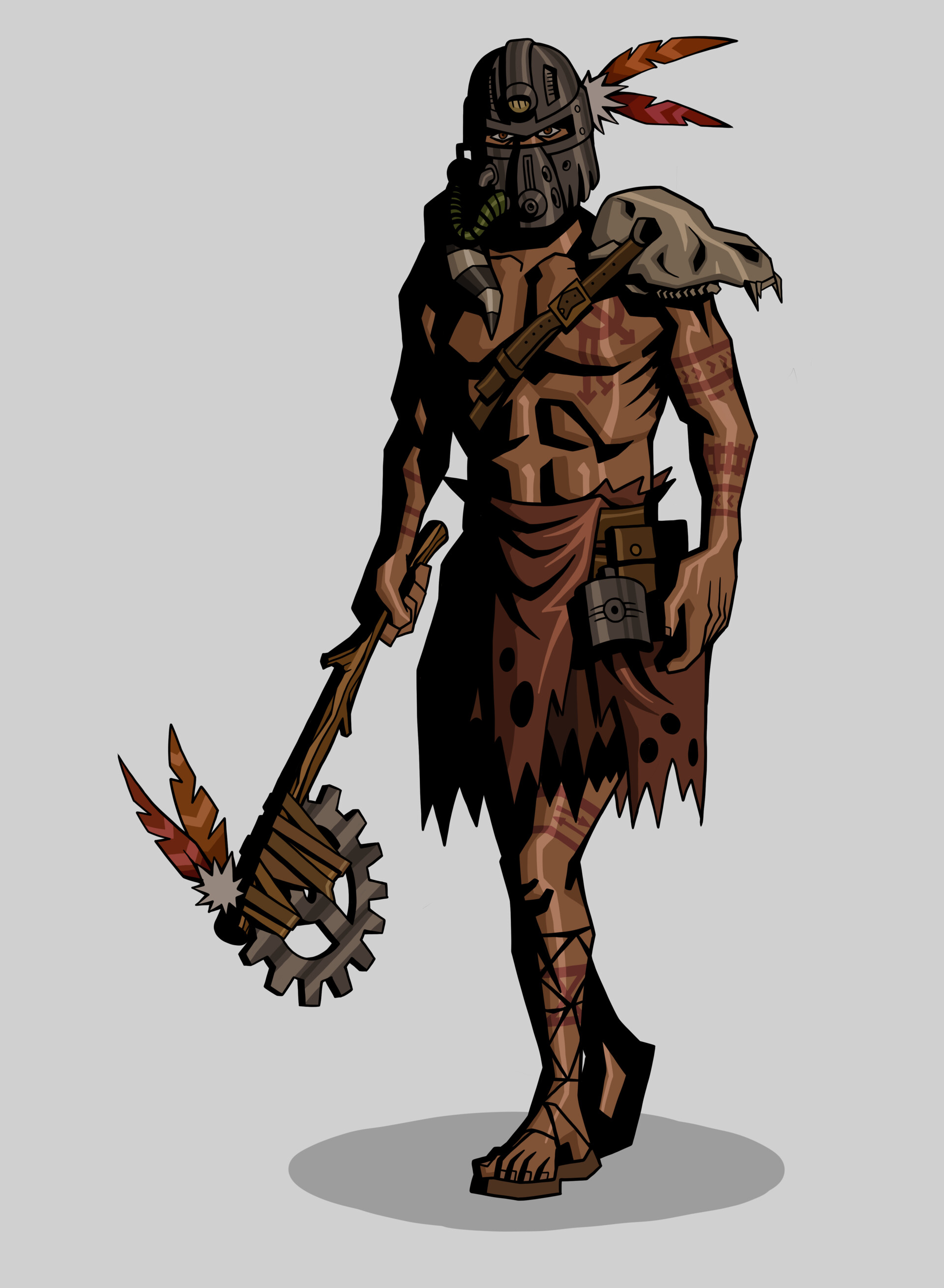 Artstation wasteland tribal