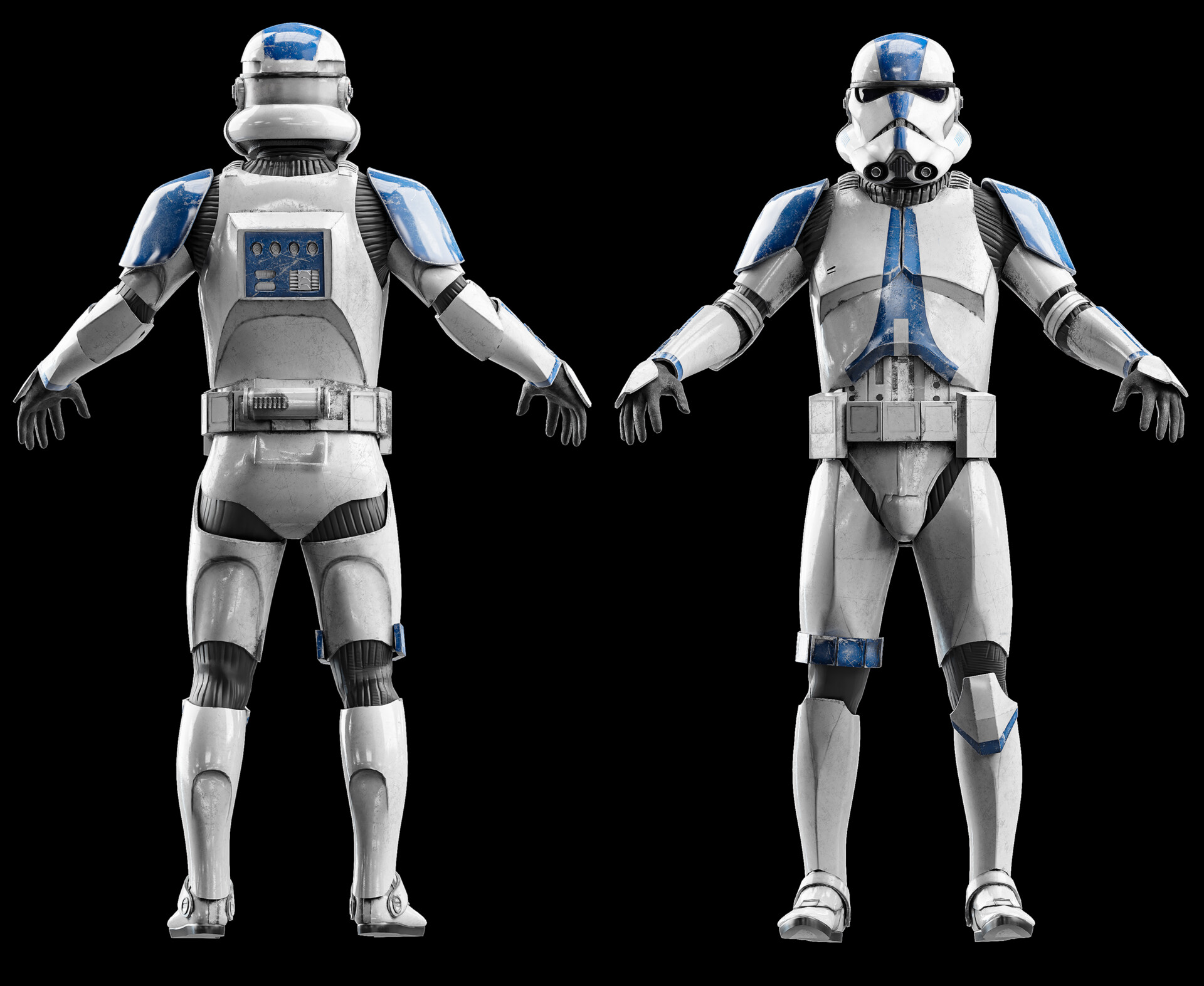 ArtStation 501st Phase 3 Clone Stormtrooper V3 3D Model Star