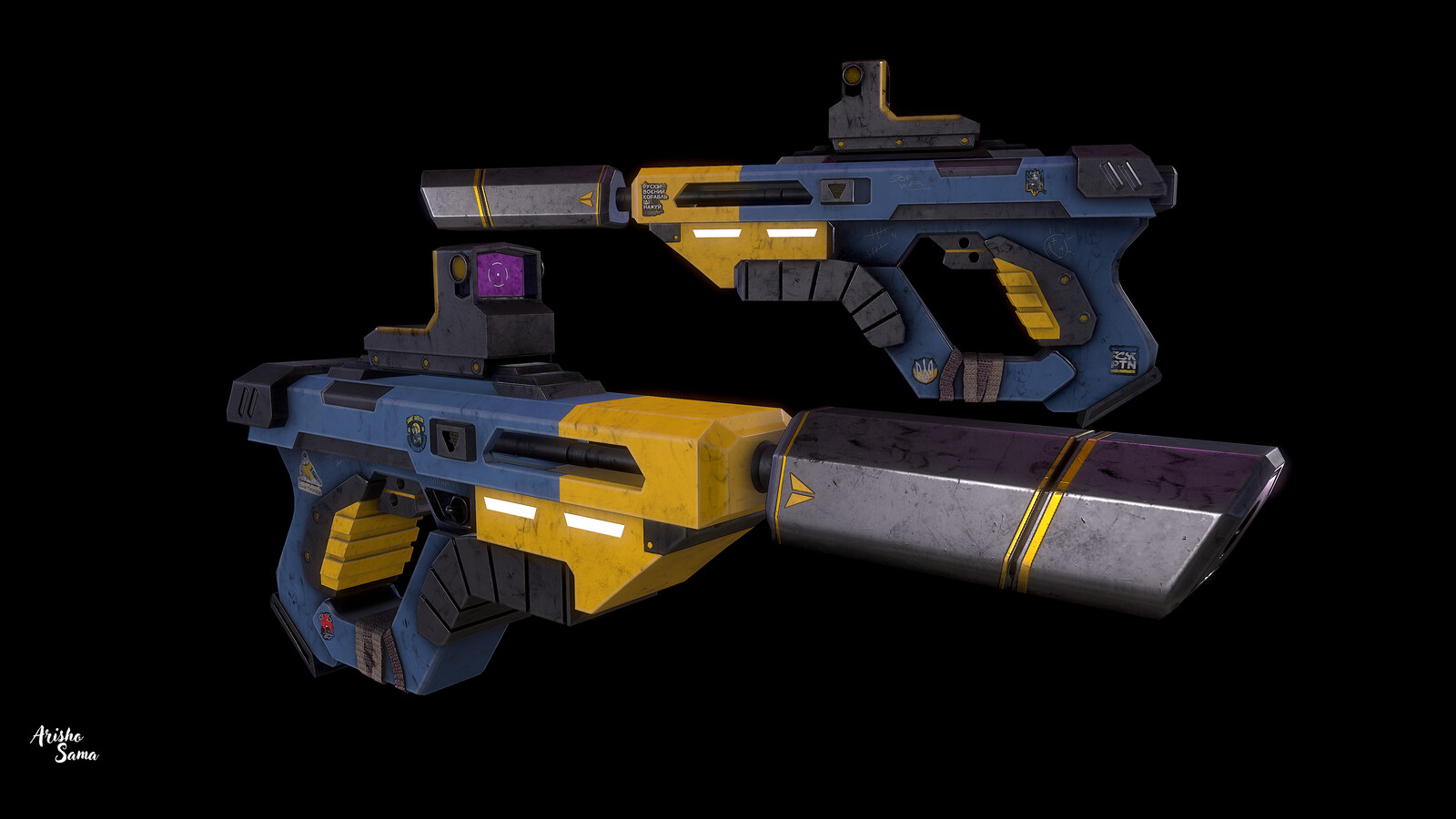 Two beautiful guns together ^_^