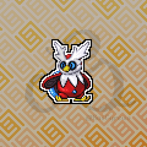 ArtStation Delibotl, the Iron Bundle Pokémon