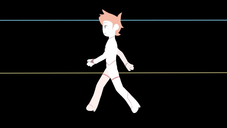 First rough cycle with guidelines