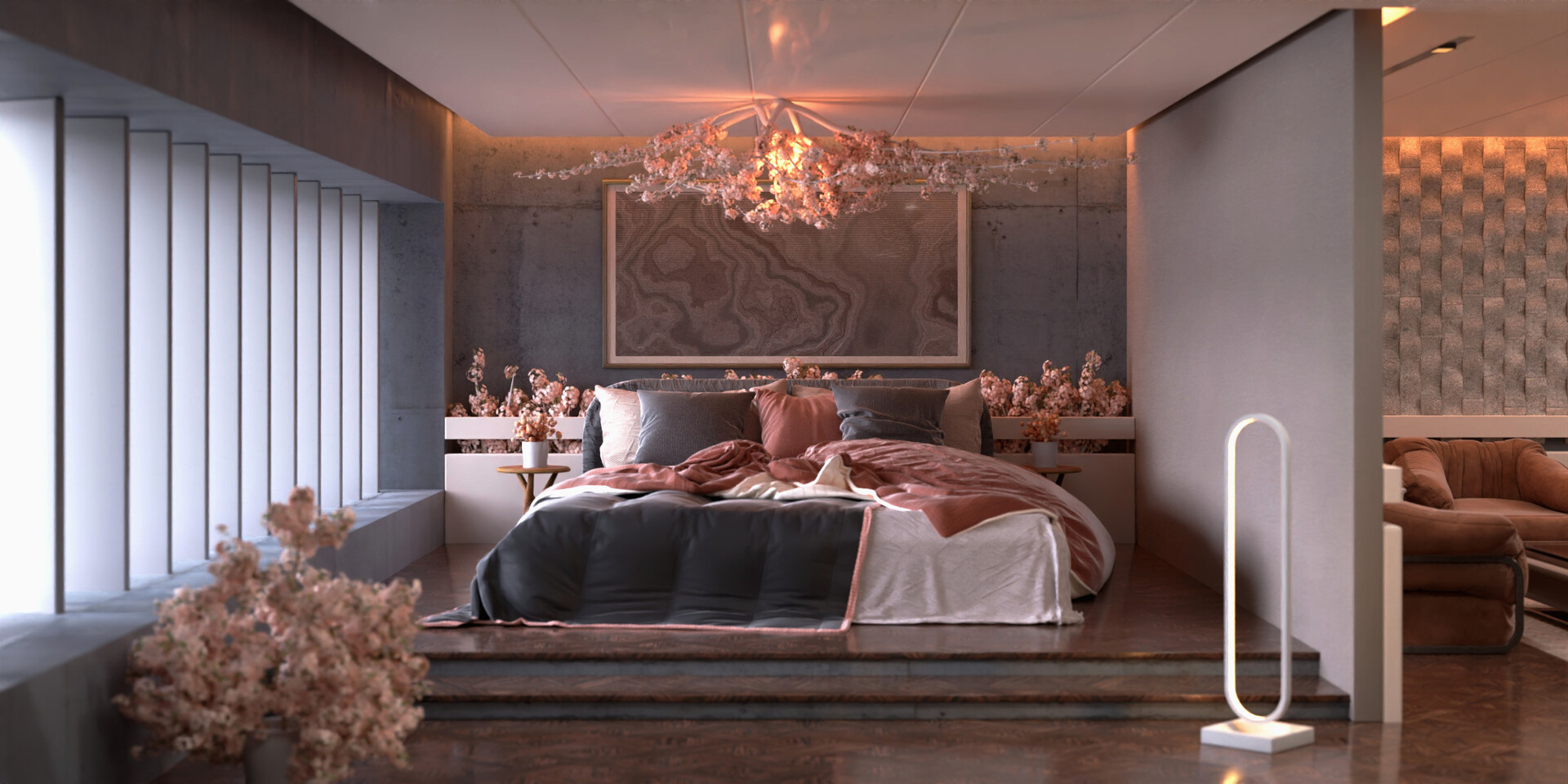 ArtStation Autumn Theme Small Flat Interior Design artstation-autumn-theme-small-flat-interior-design