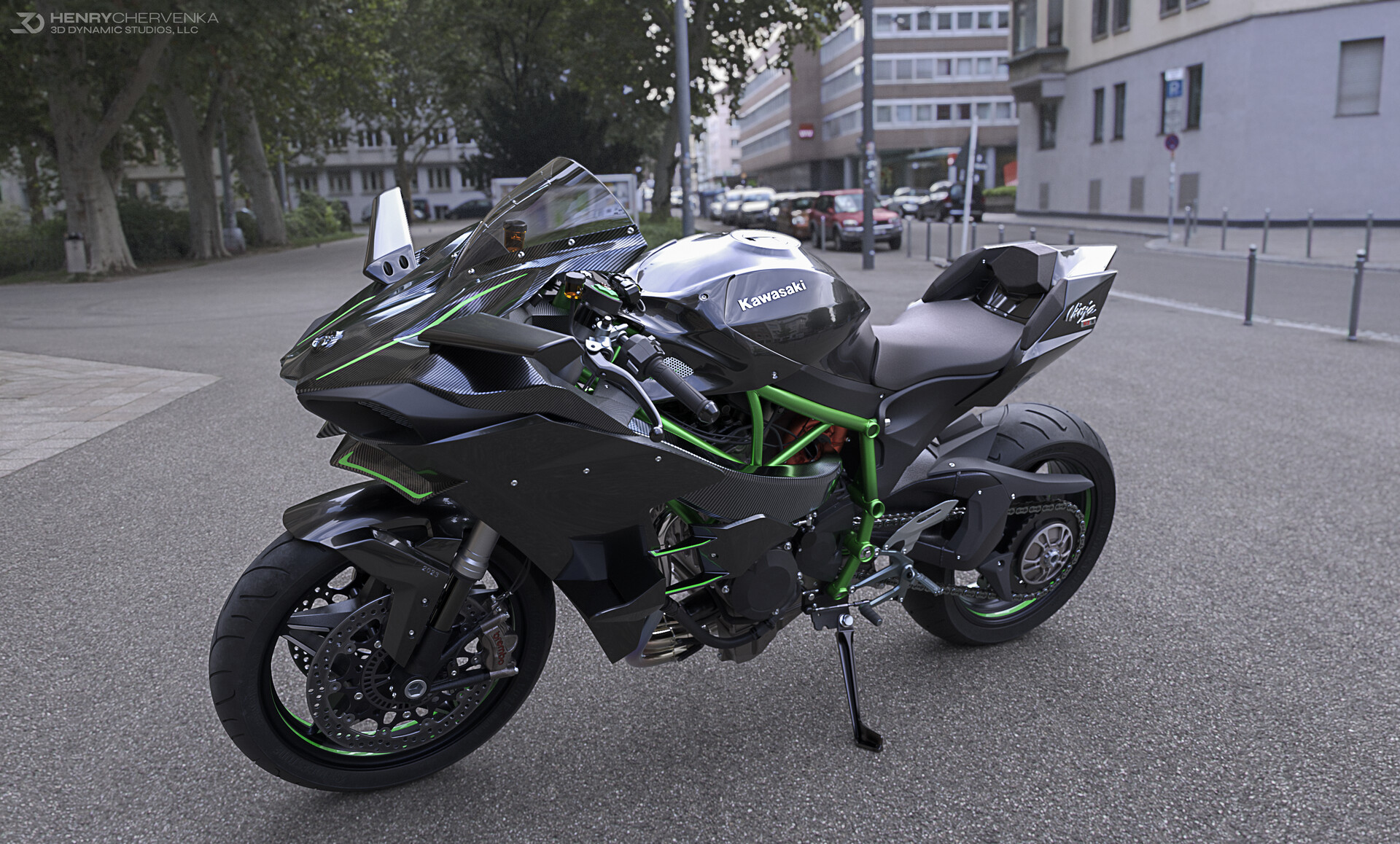Kawasaki Ninja h2r поршень Moto
