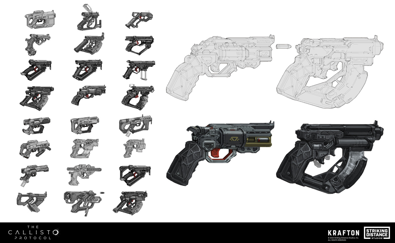 Initial exploration for the tactical pistol.