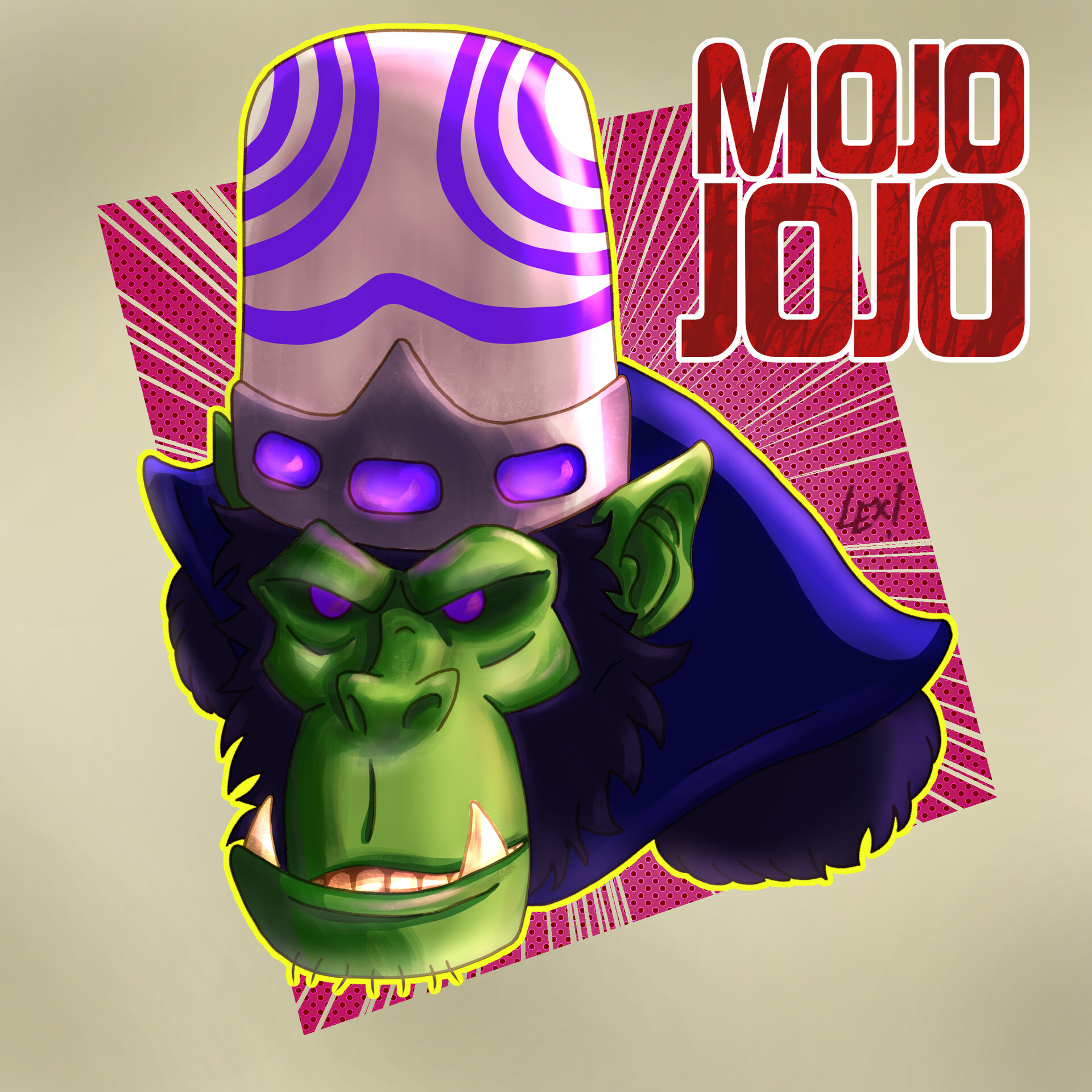 ArtStation - Portrait of Villains: Mojo Jojo