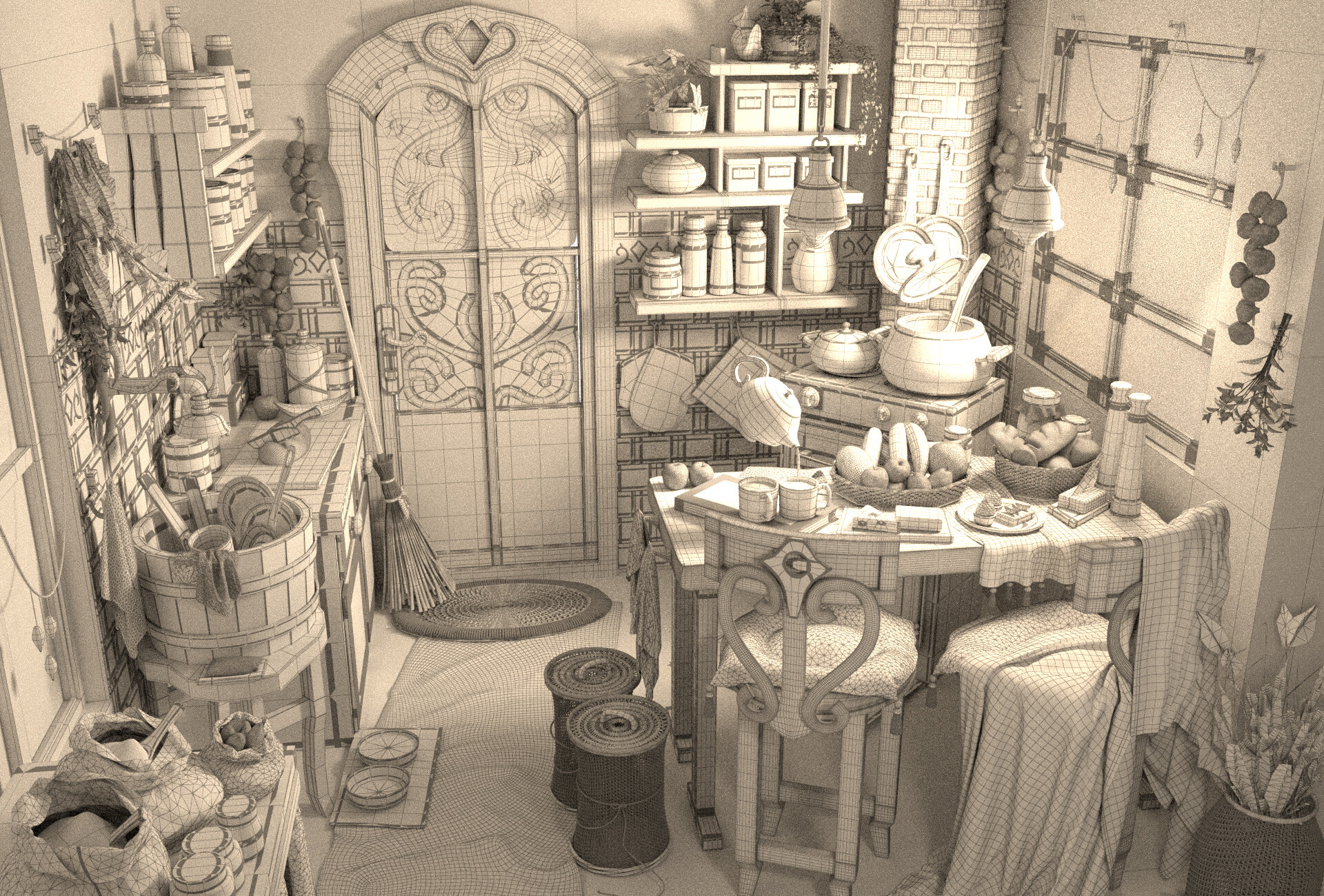 ArtStation - Magical Kitchen