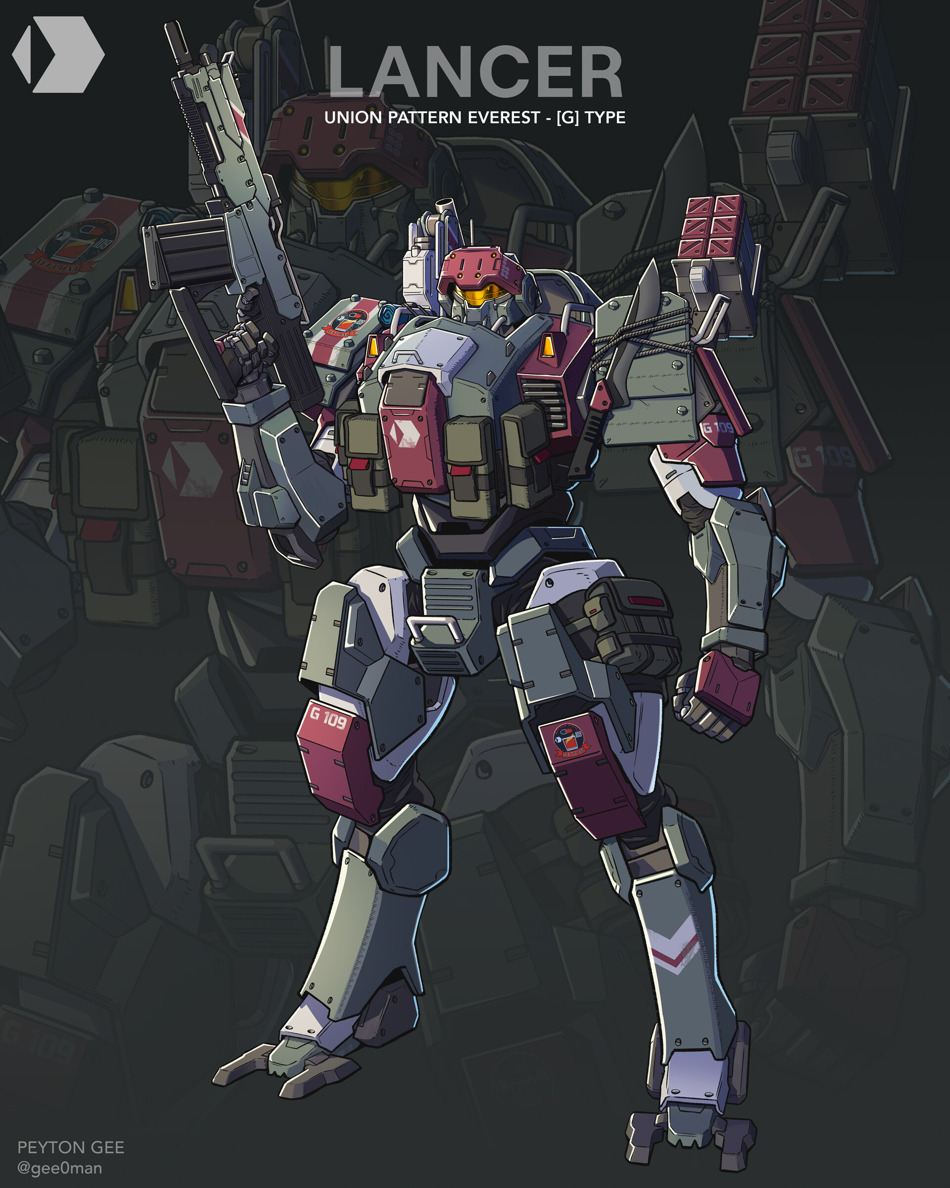 ArtStation - Lancer Solstice Rain - GMS Everest