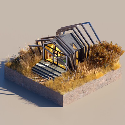 Inside tall grass