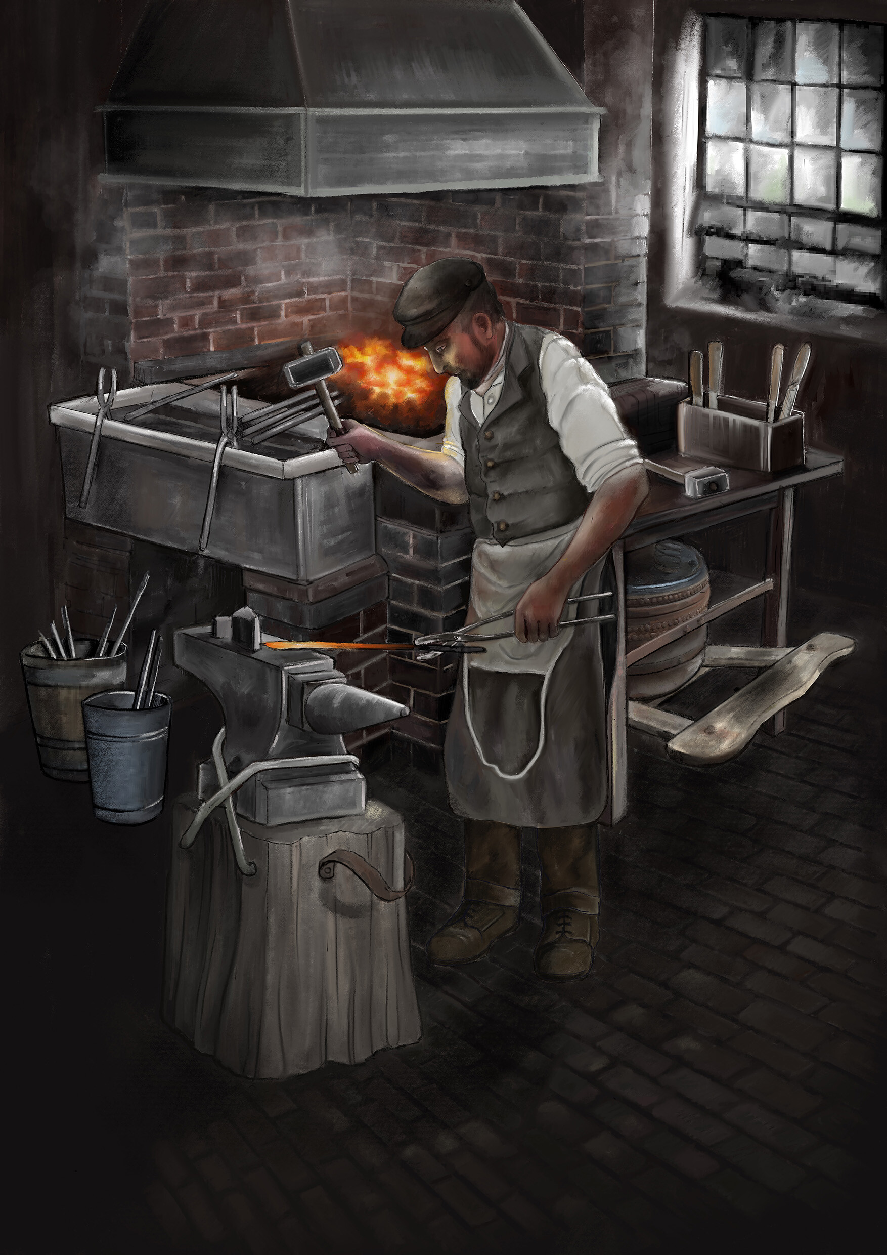 Wessex Archaeology LateVictorian workers in the Globe Cutlery Works