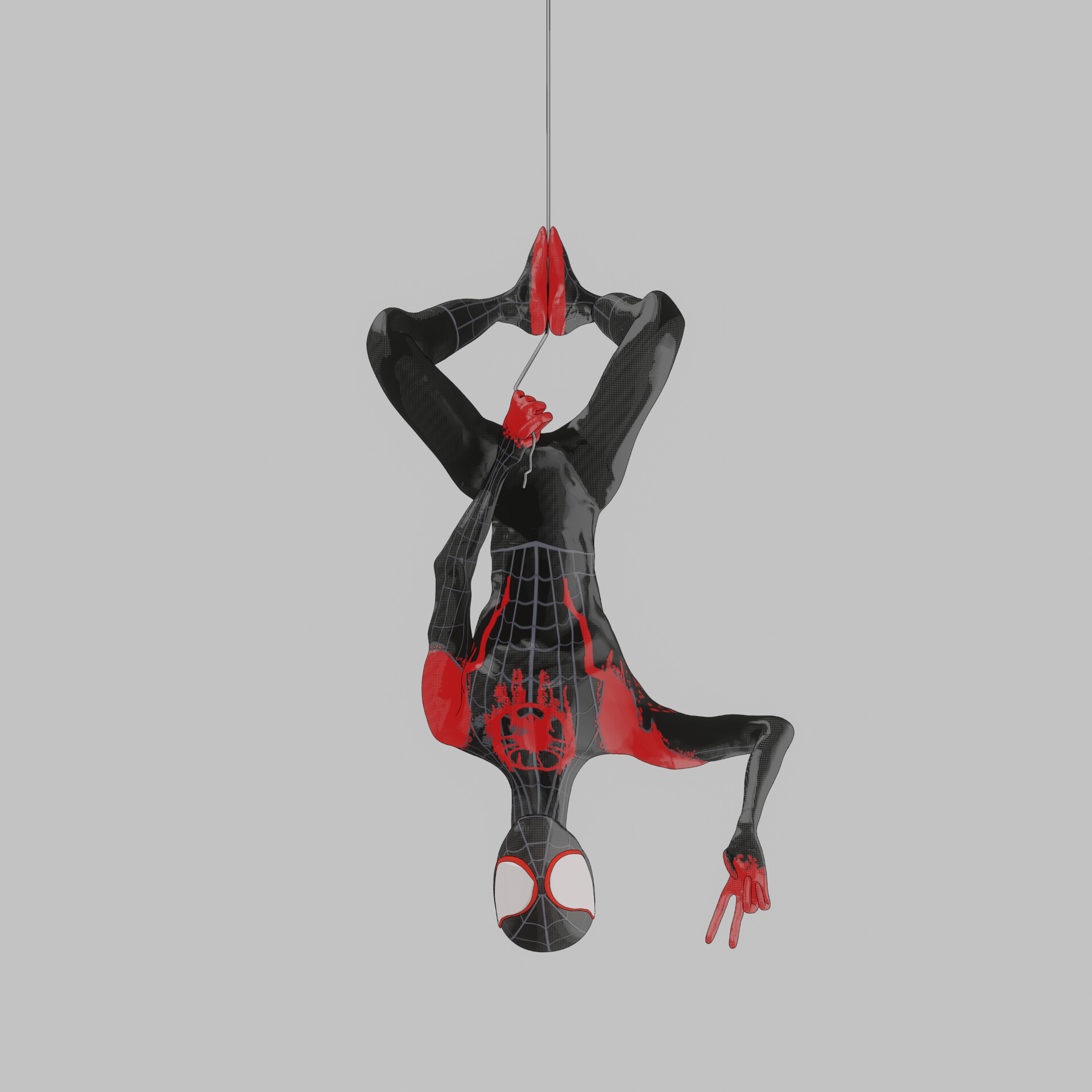 I didnt know that there was a special selfie pose when u hang upside-down :  r/SpidermanPS4