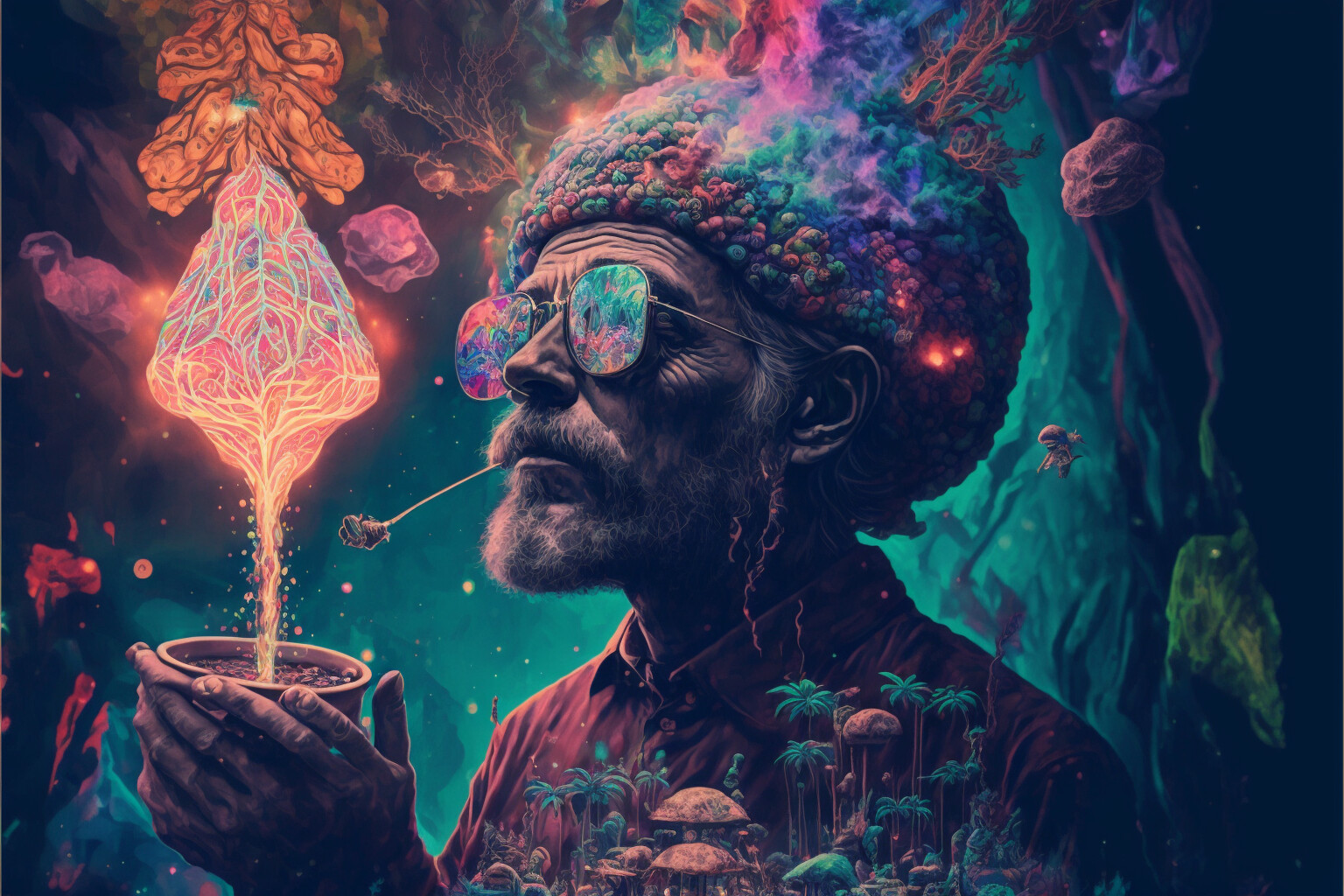 ArtStation - Terence McKenna - The Importance of Being Informed ...
