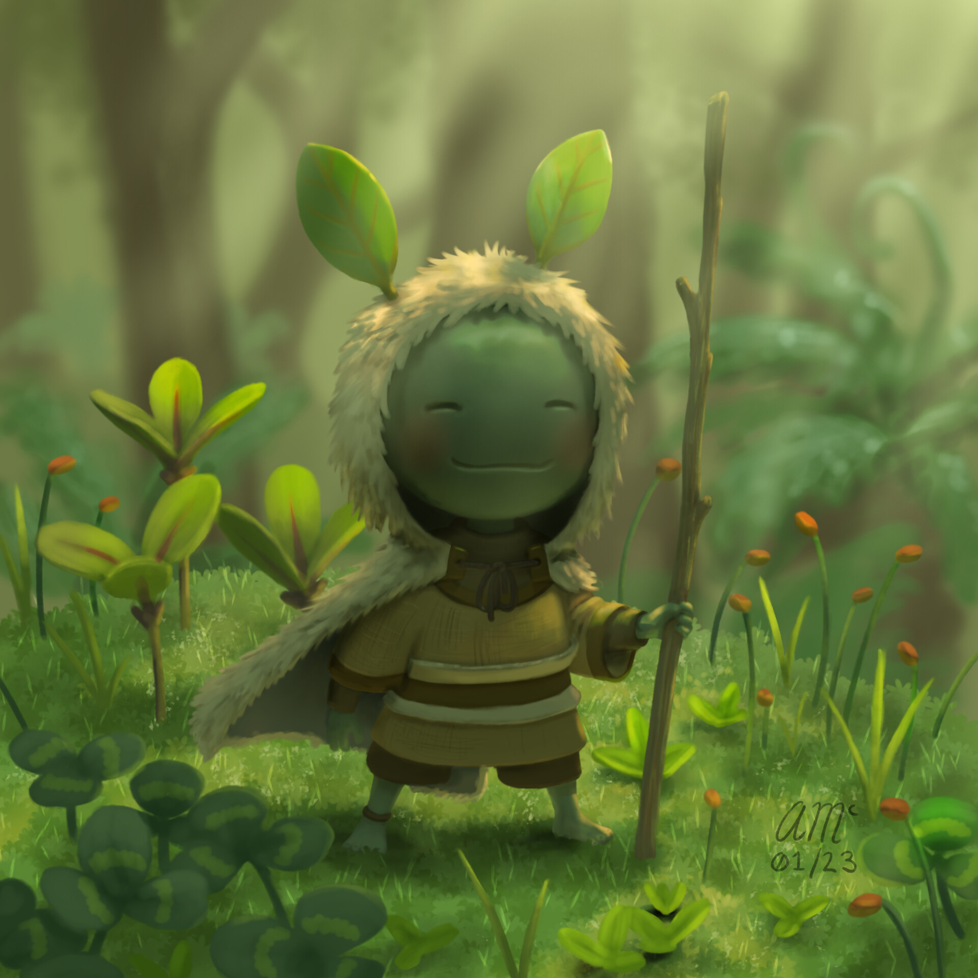 ArtStation Forest Dweller