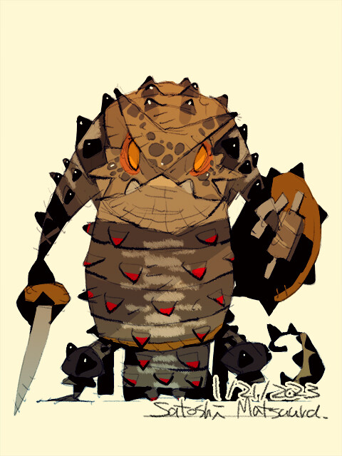 ArtStation - Desert Lizardman