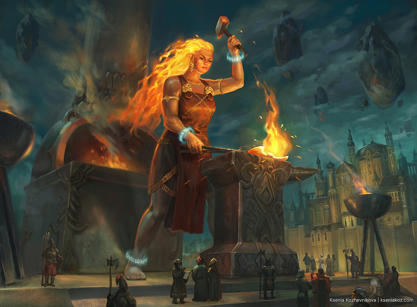Fire Giant Smith, Ksenia Kozhevnikova r/ImaginaryGiants