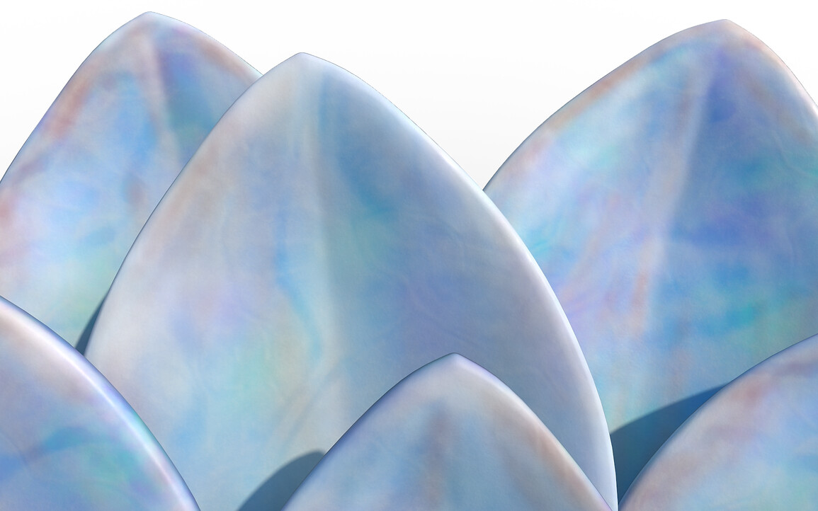 Artstation pearlescent succulent