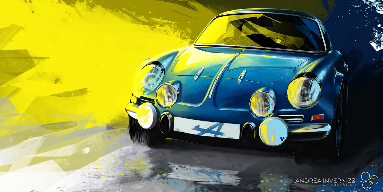 Sculpture Alpine A110 Organique - Résine 1/24 - Signée S0Larts - Neuf