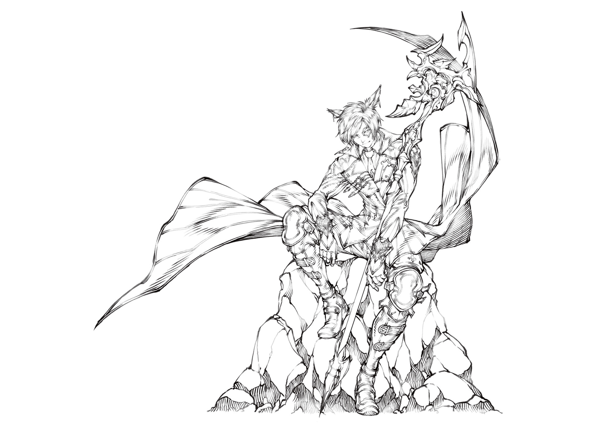 ArtStation WIP Commission FFXIV