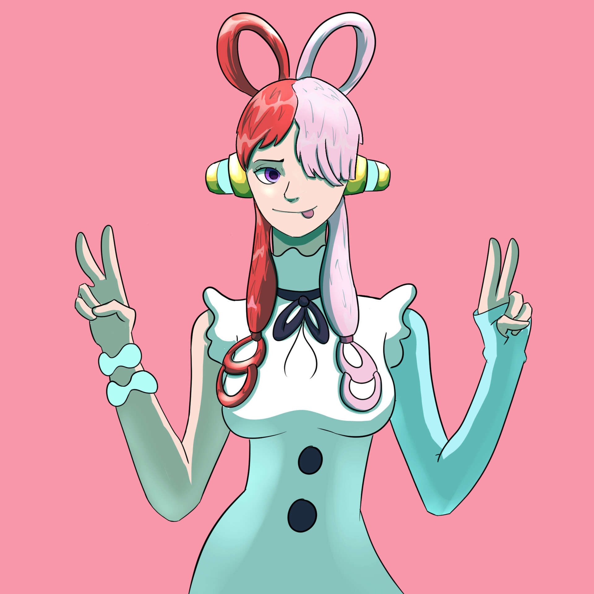 Artstation uta one piece fanart
