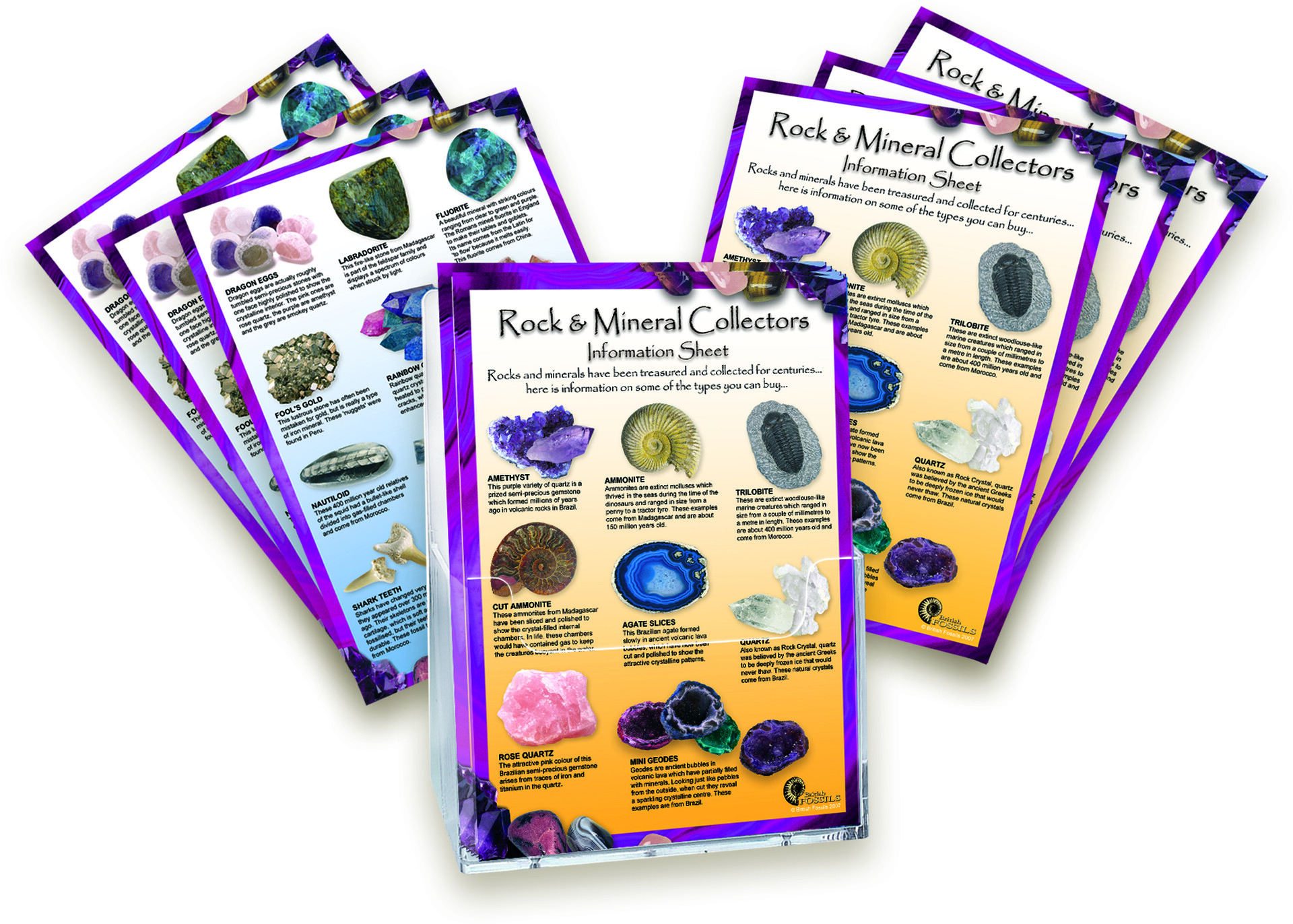 Riannon Bristow - Rock and Mineral Collectors information sheet