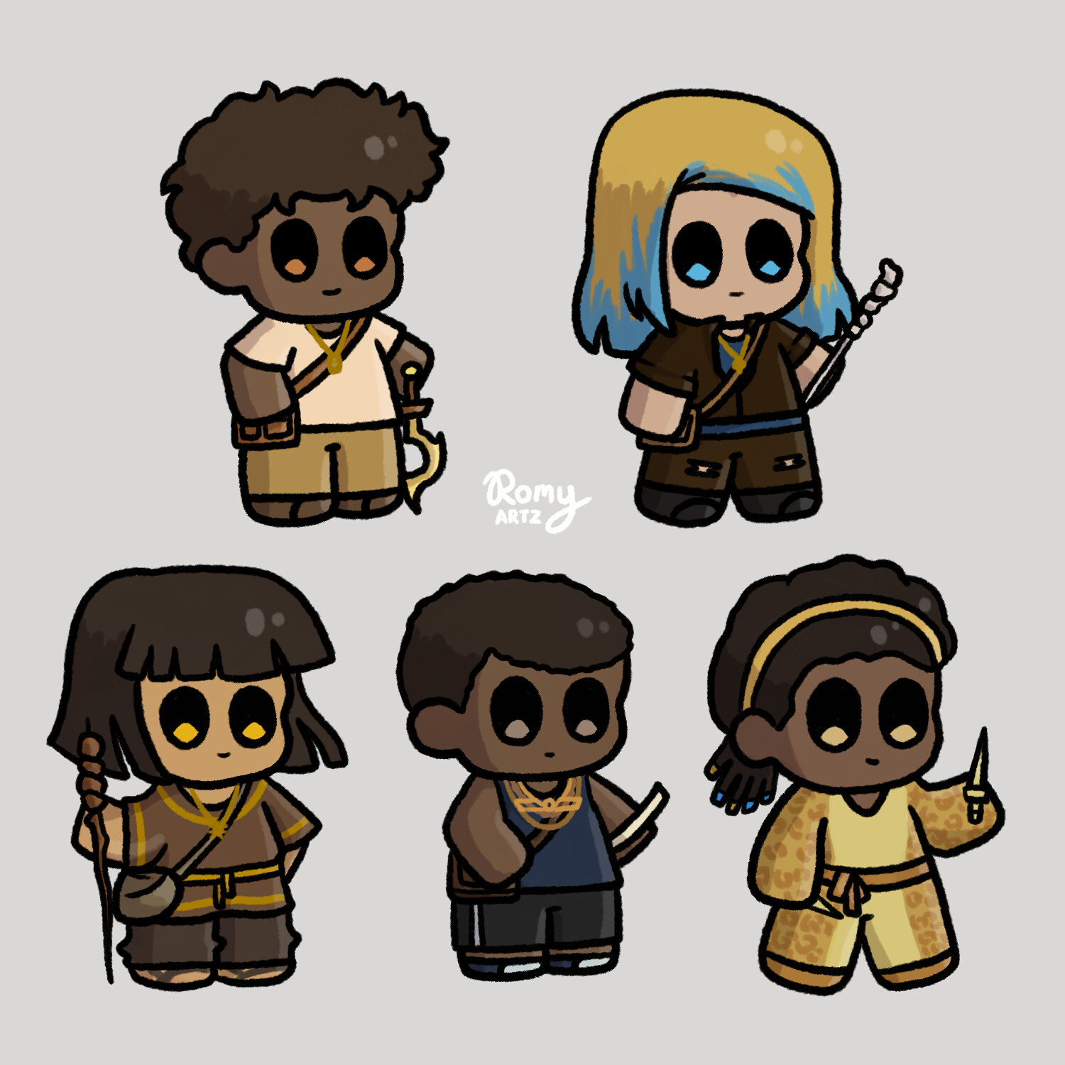 ArtStation - Characters by Rick Riordan, image size:1500x1500