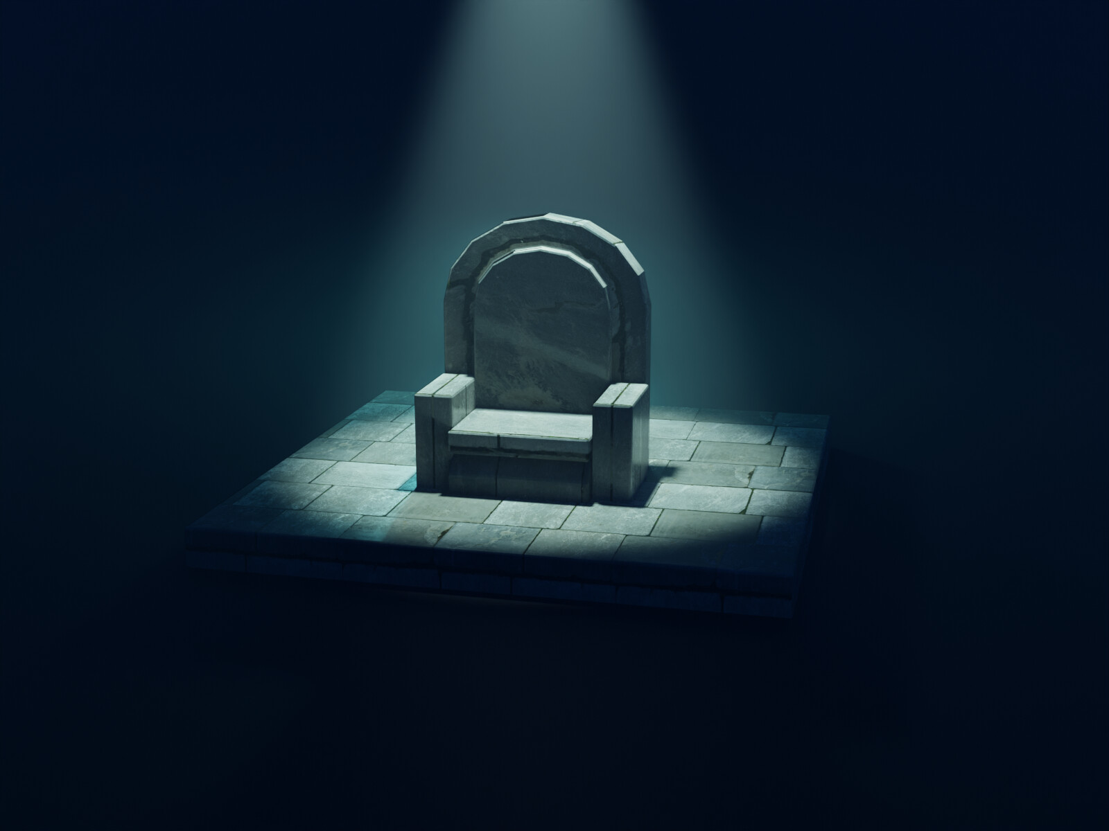 ArtStation - Stone throne 