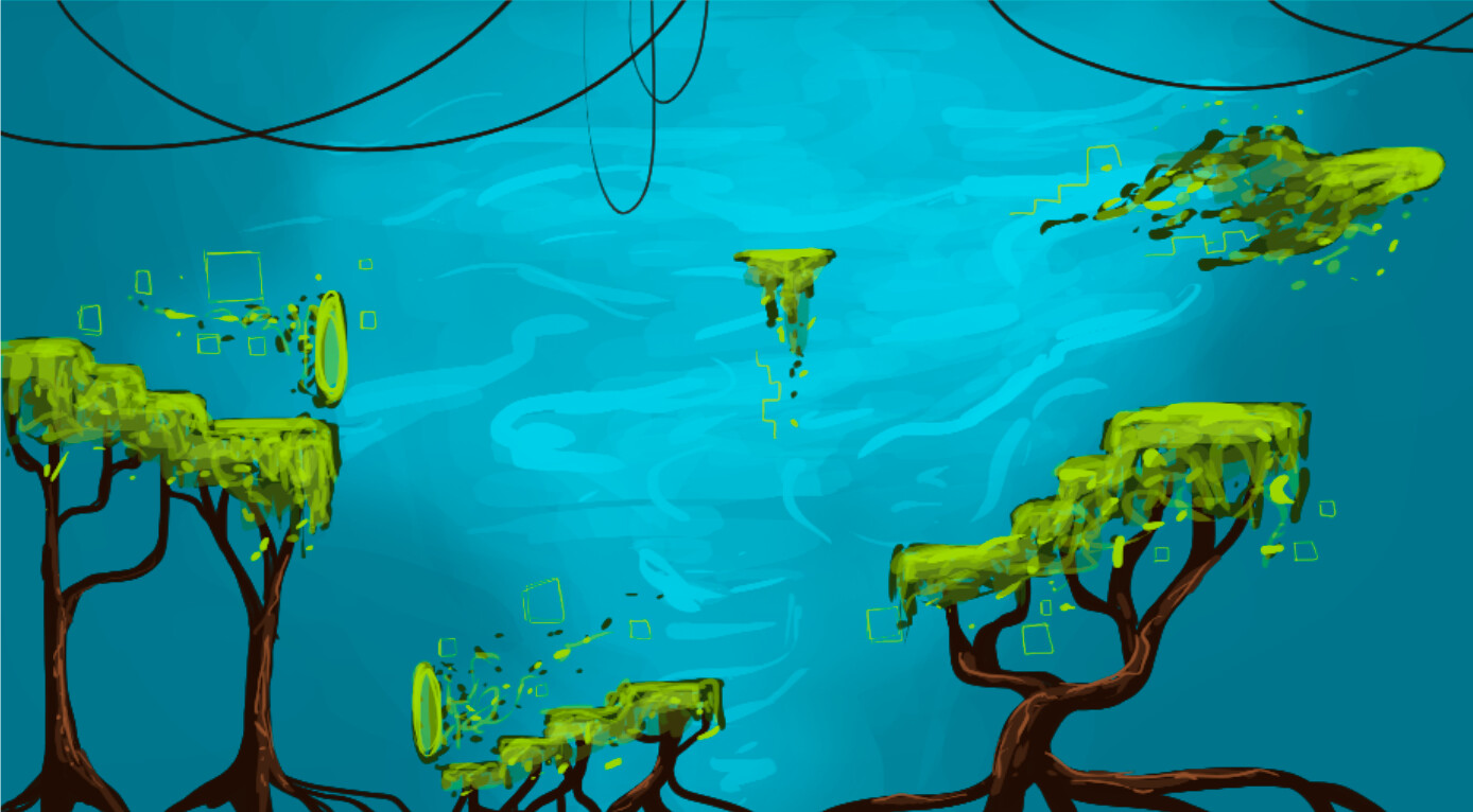 ArtStation - Level design - color study