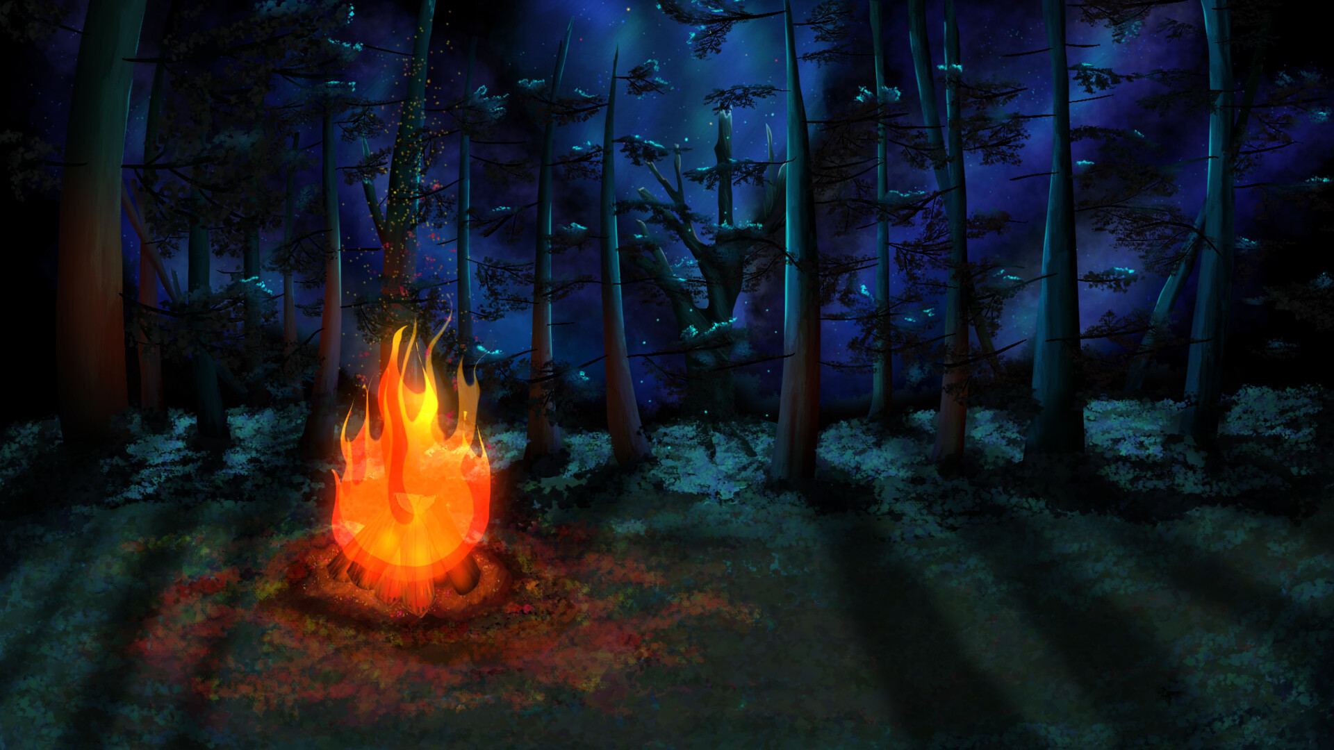 ArtStation Haunted Woods Environment