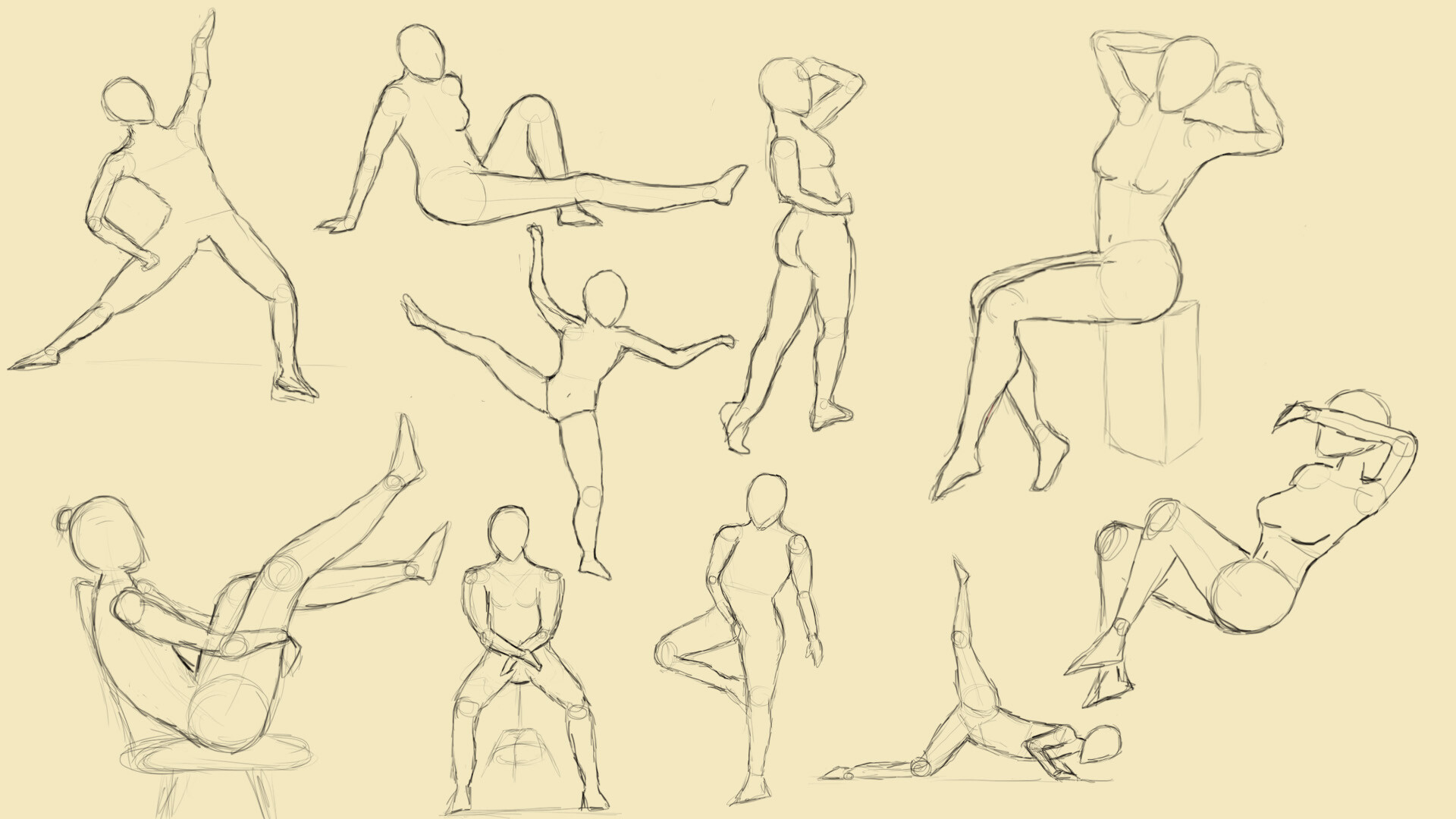 Day 23 // How to Draw a Standing Pose • Bardot Brush