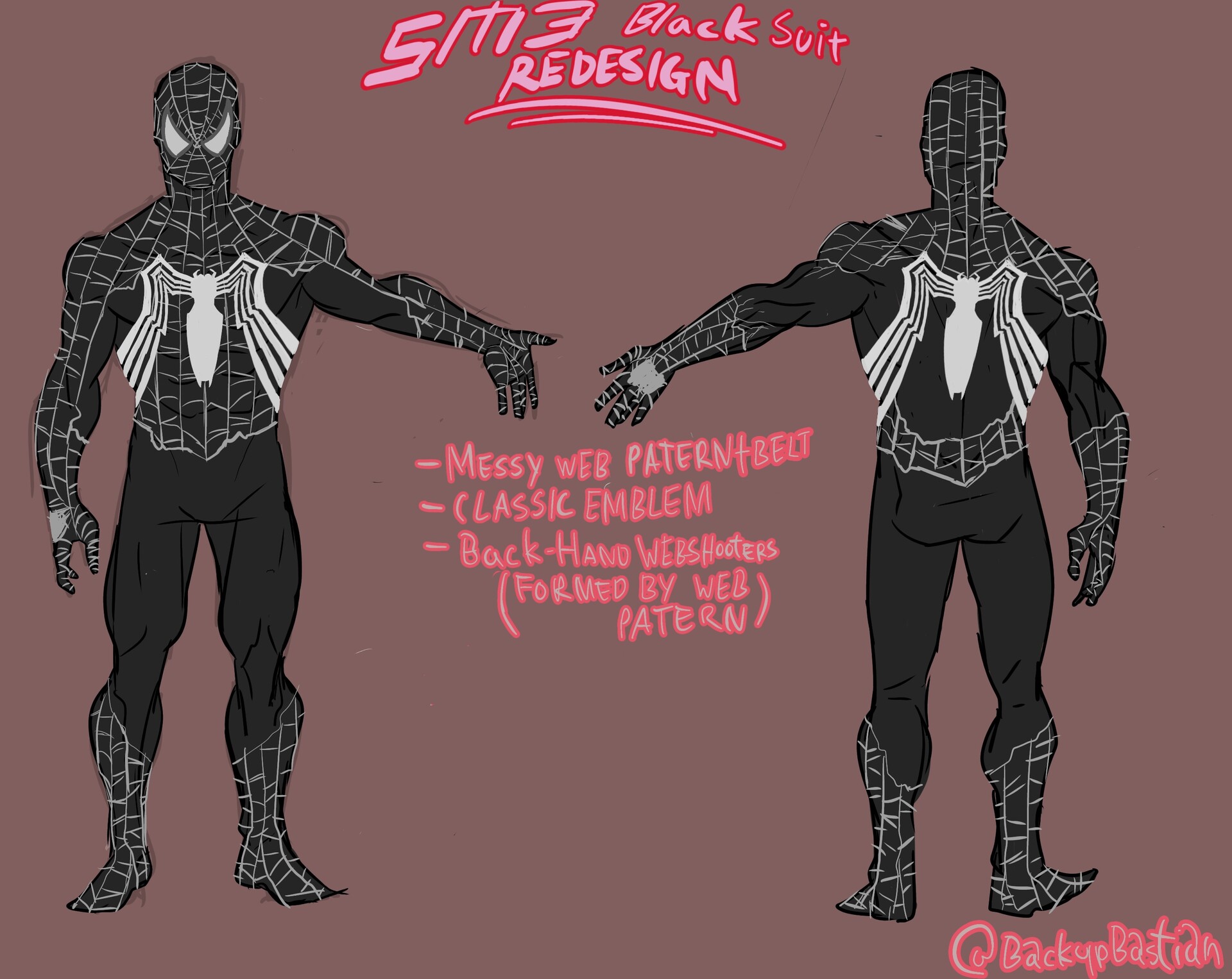 ArtStation - Spider-Man 3 Black Suit Redesign