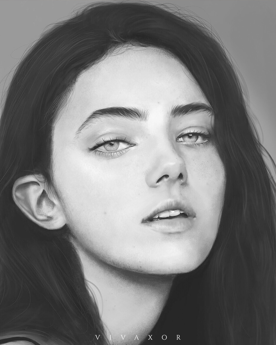 ArtStation Digital Painting Real Portrait
