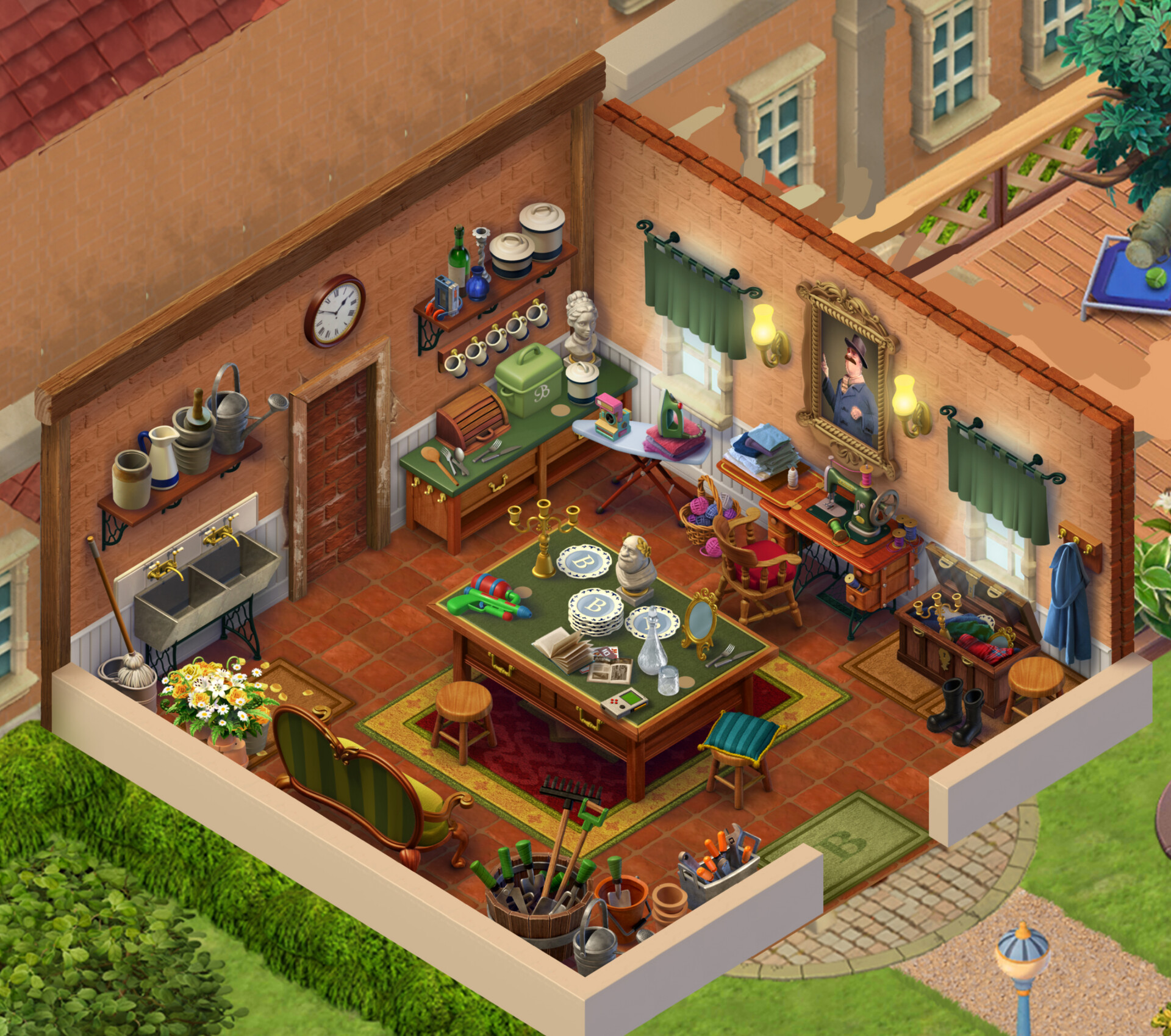 Surface Digital Merge Mansion : Butler #39 s Maintenance Room