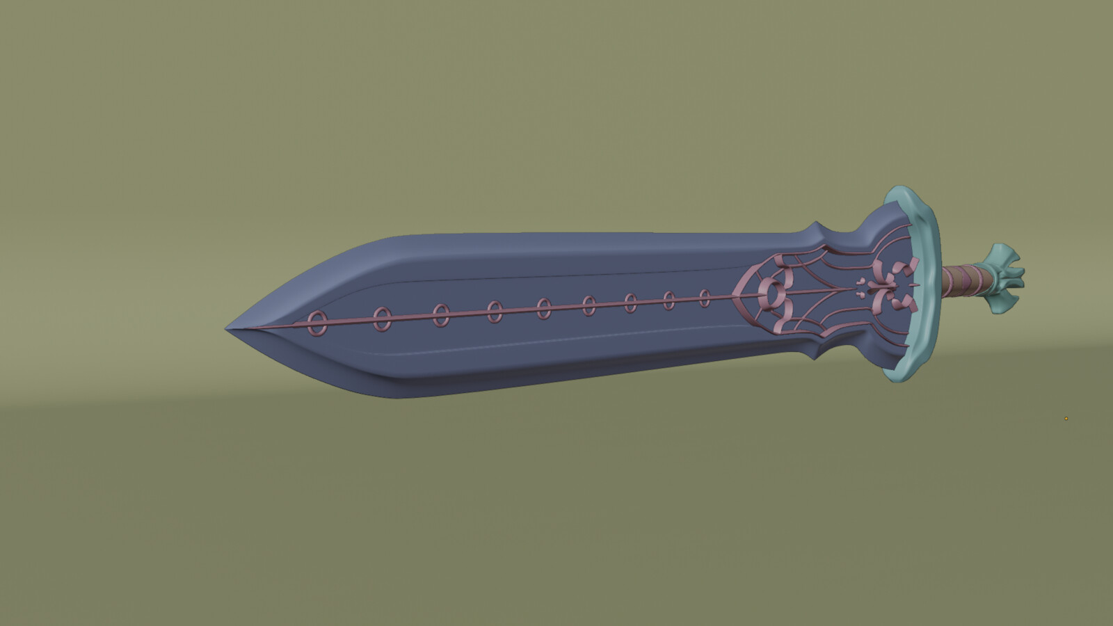 Material view of the sword