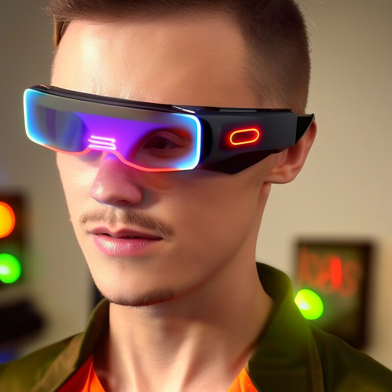 ArtStation Futuristic AR glasses