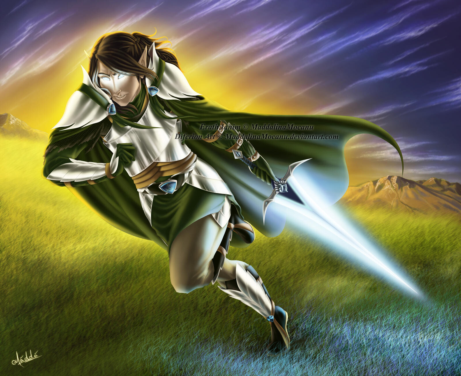 ArtStation Charge of the Lightwielder Digital Art (2012)