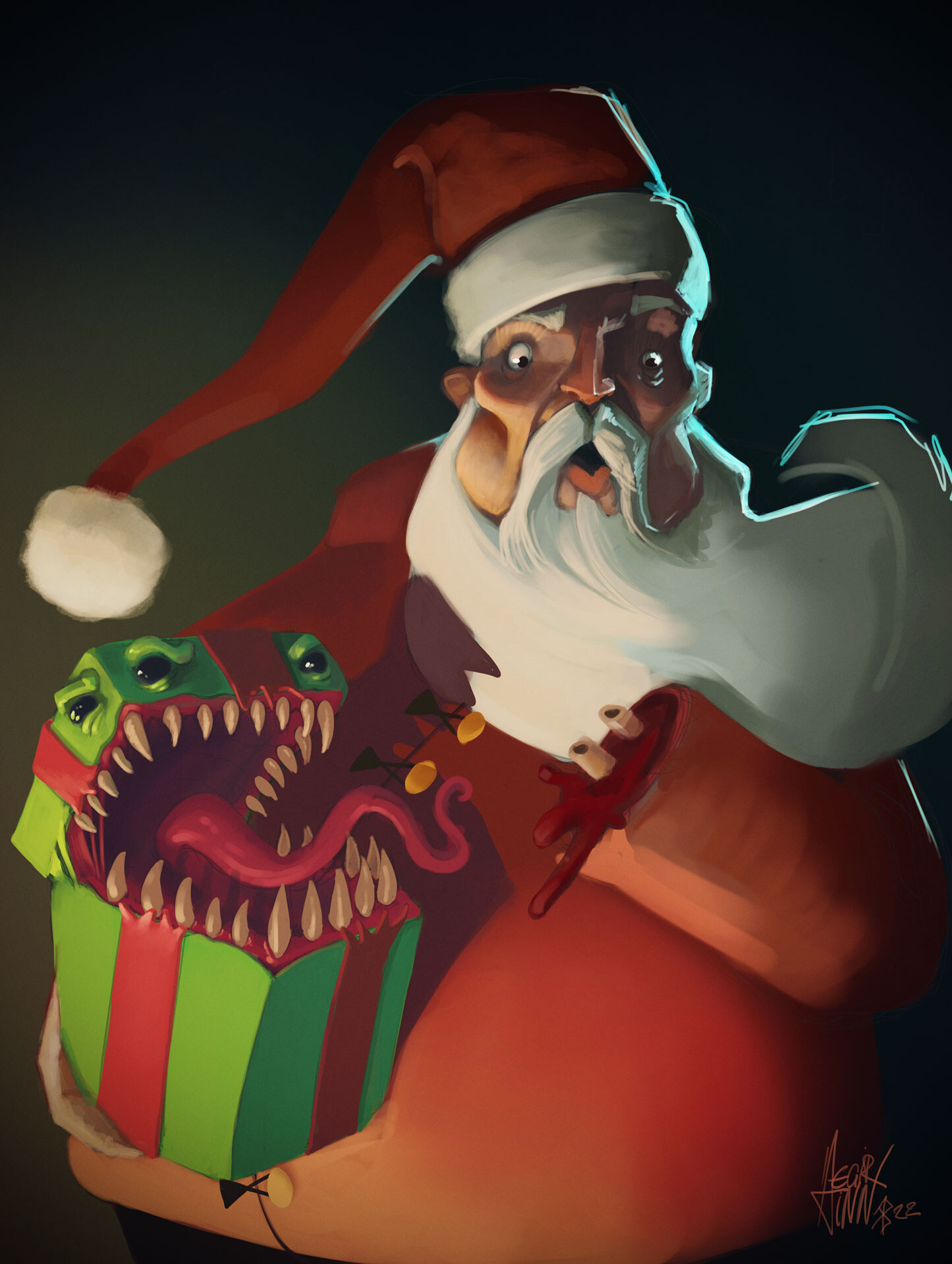 ArtStation - xmas mimic