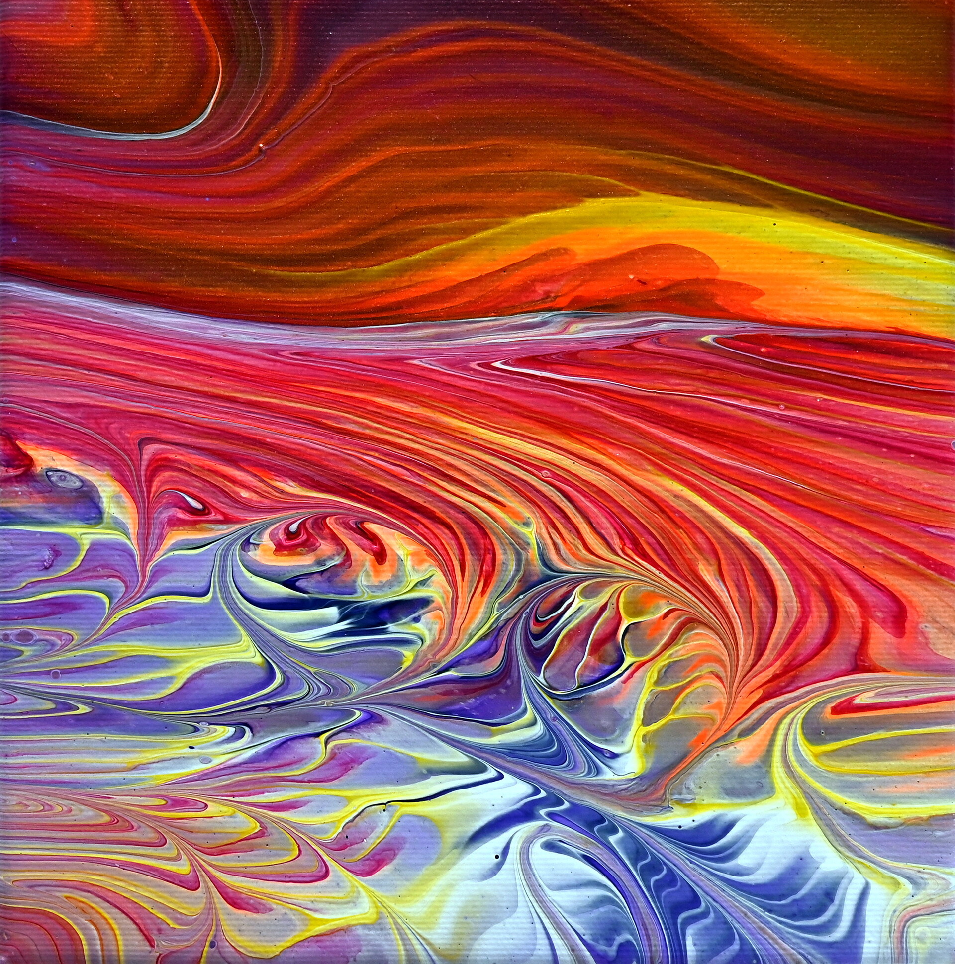 Abstract pouring shop art