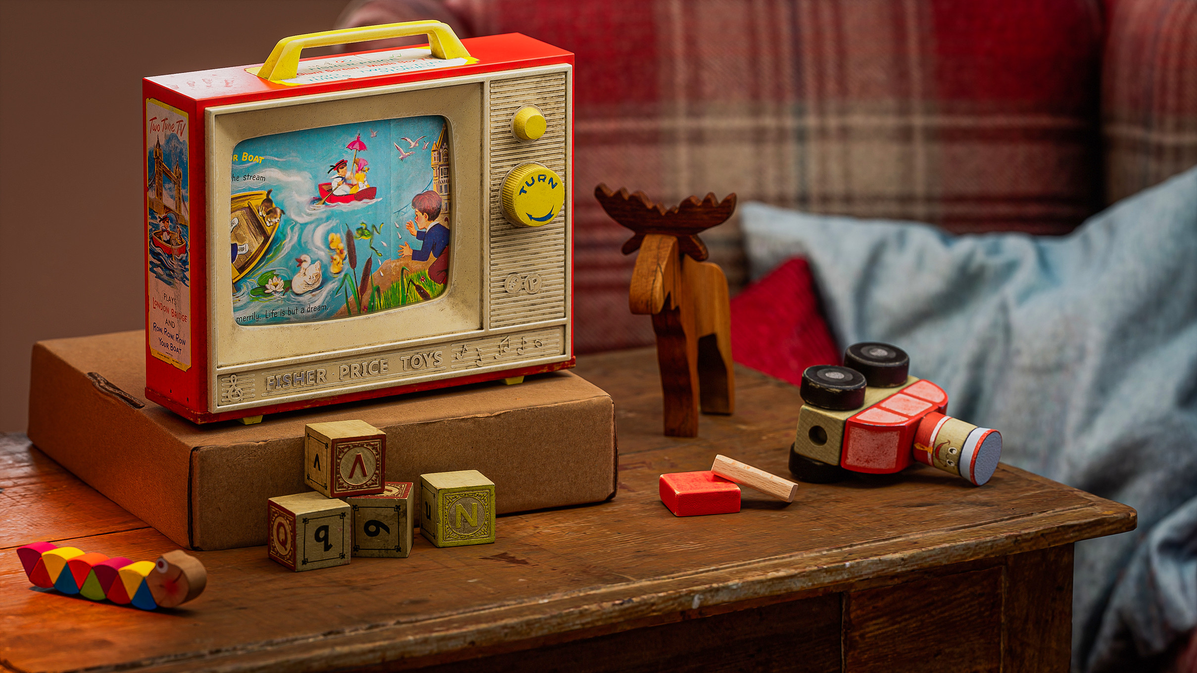 Fisher price giant store screen music box