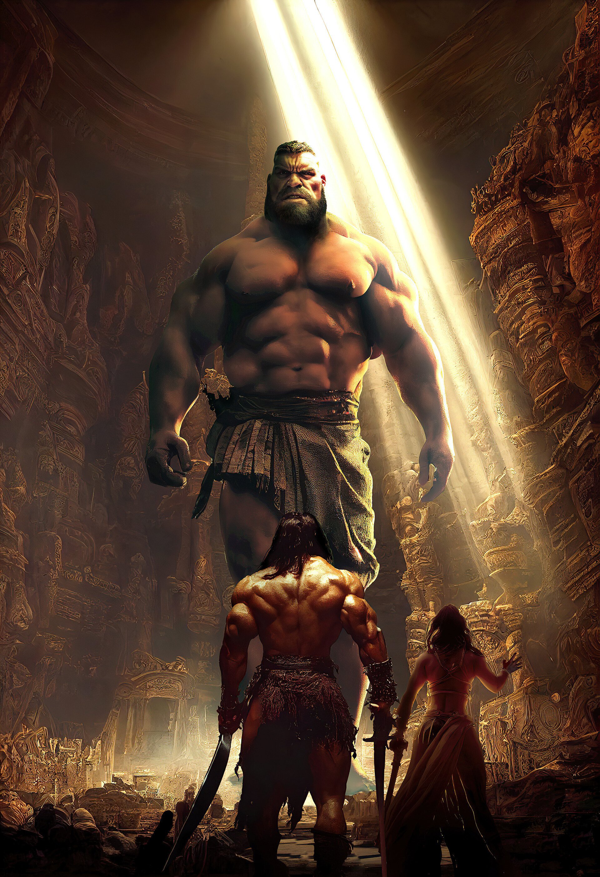 ArtStation - Conan vs Giant