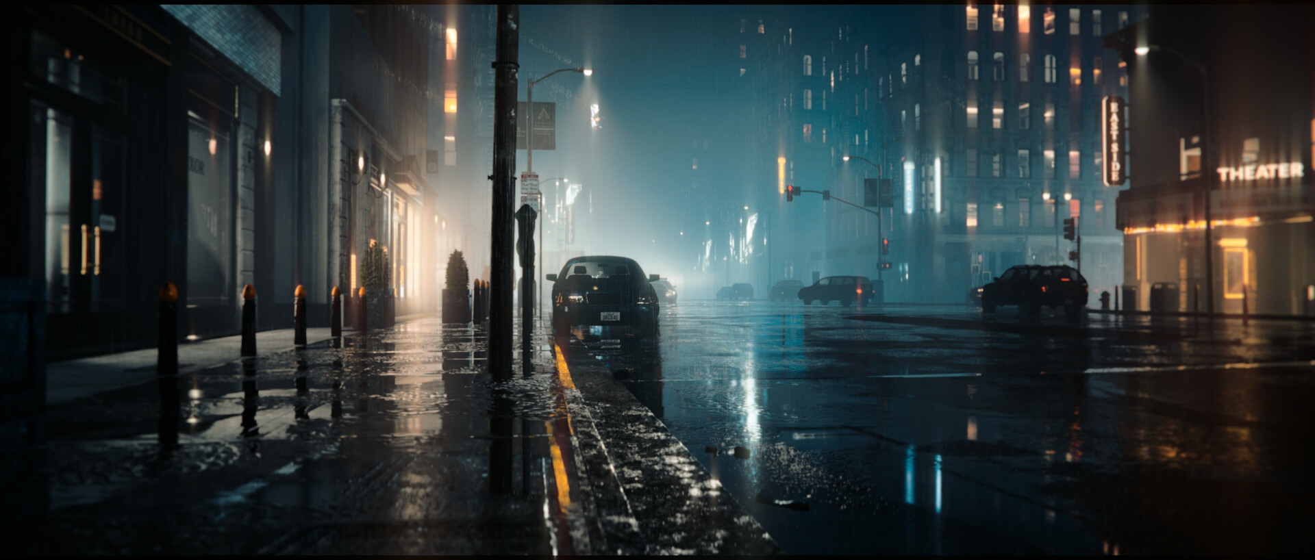 Han Yang - Rainy Night in Unreal