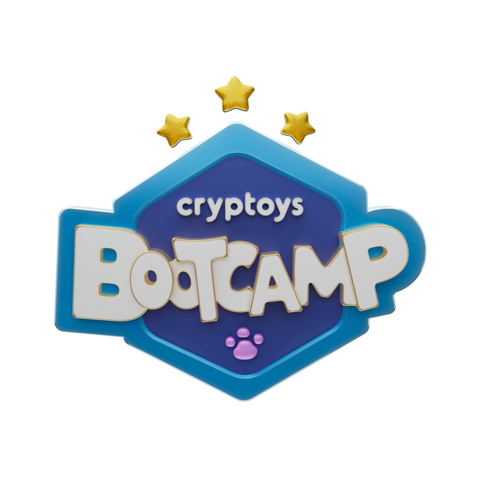 created this 3D version of the bootcamp logo