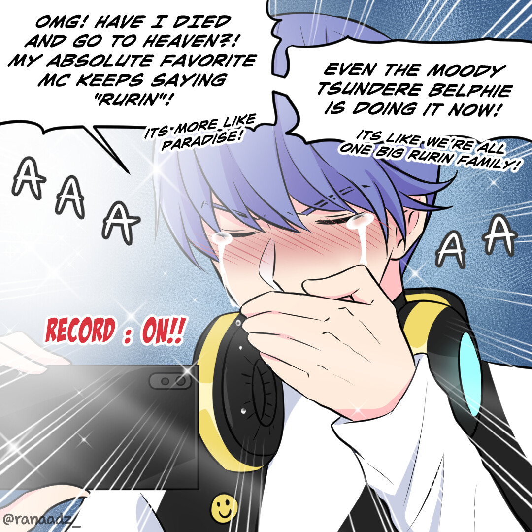 ArtStation Obey Me Rurin event