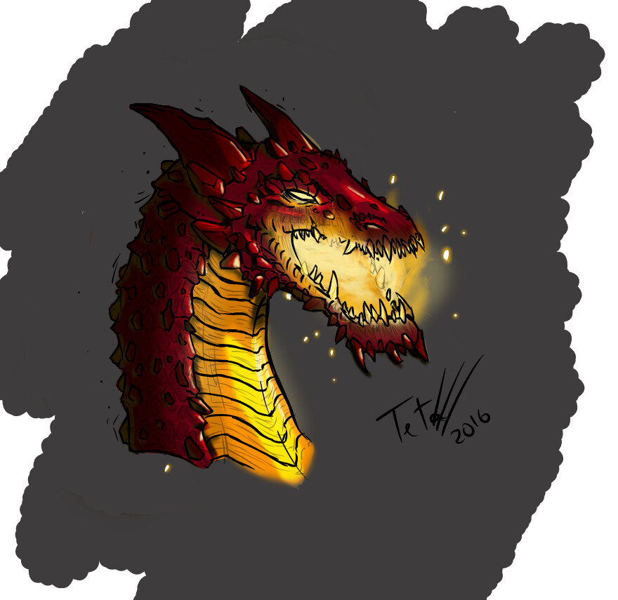 ArtStation - Just a dragon
