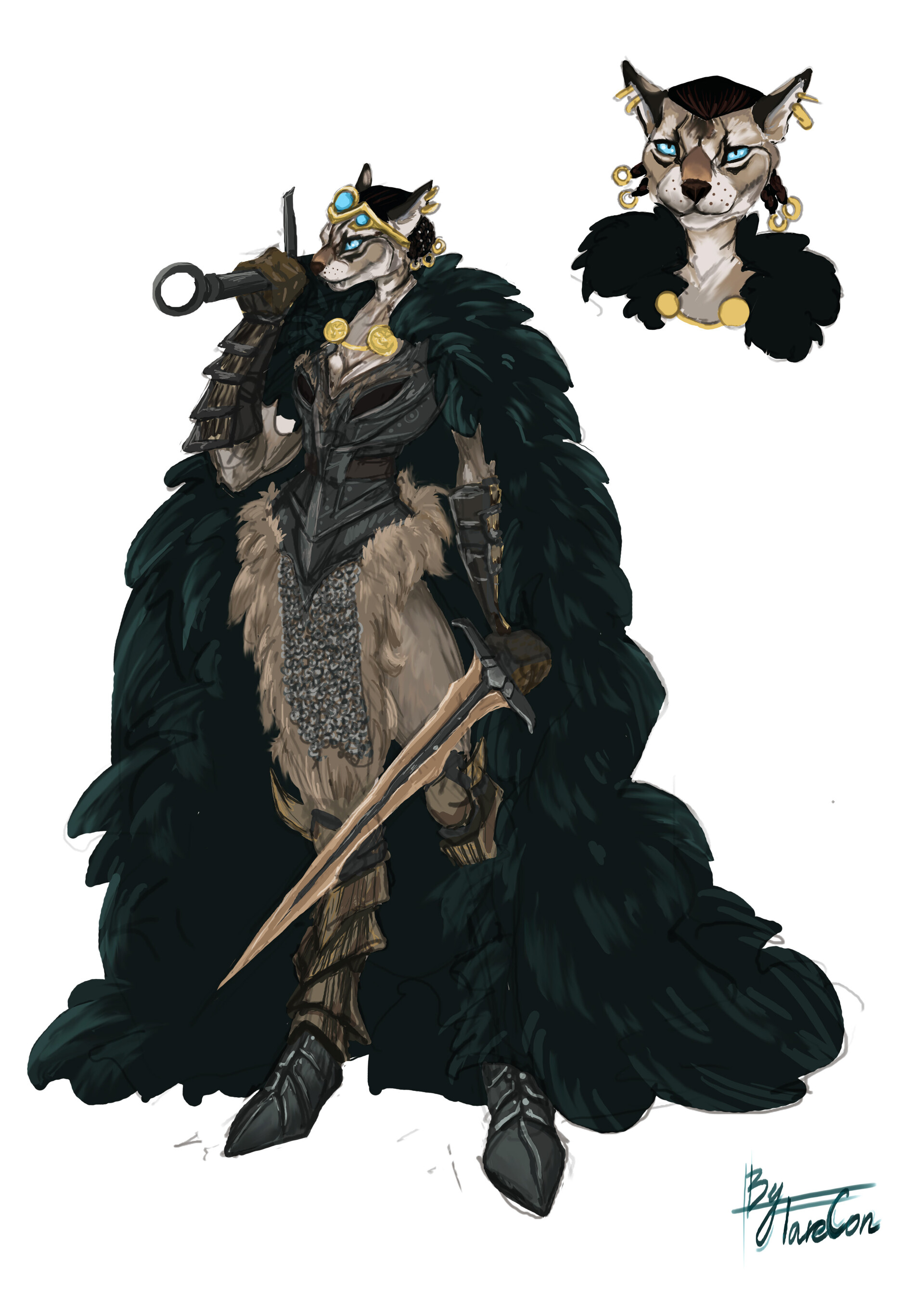 ArtStation Ri Sun//Skyrim OC