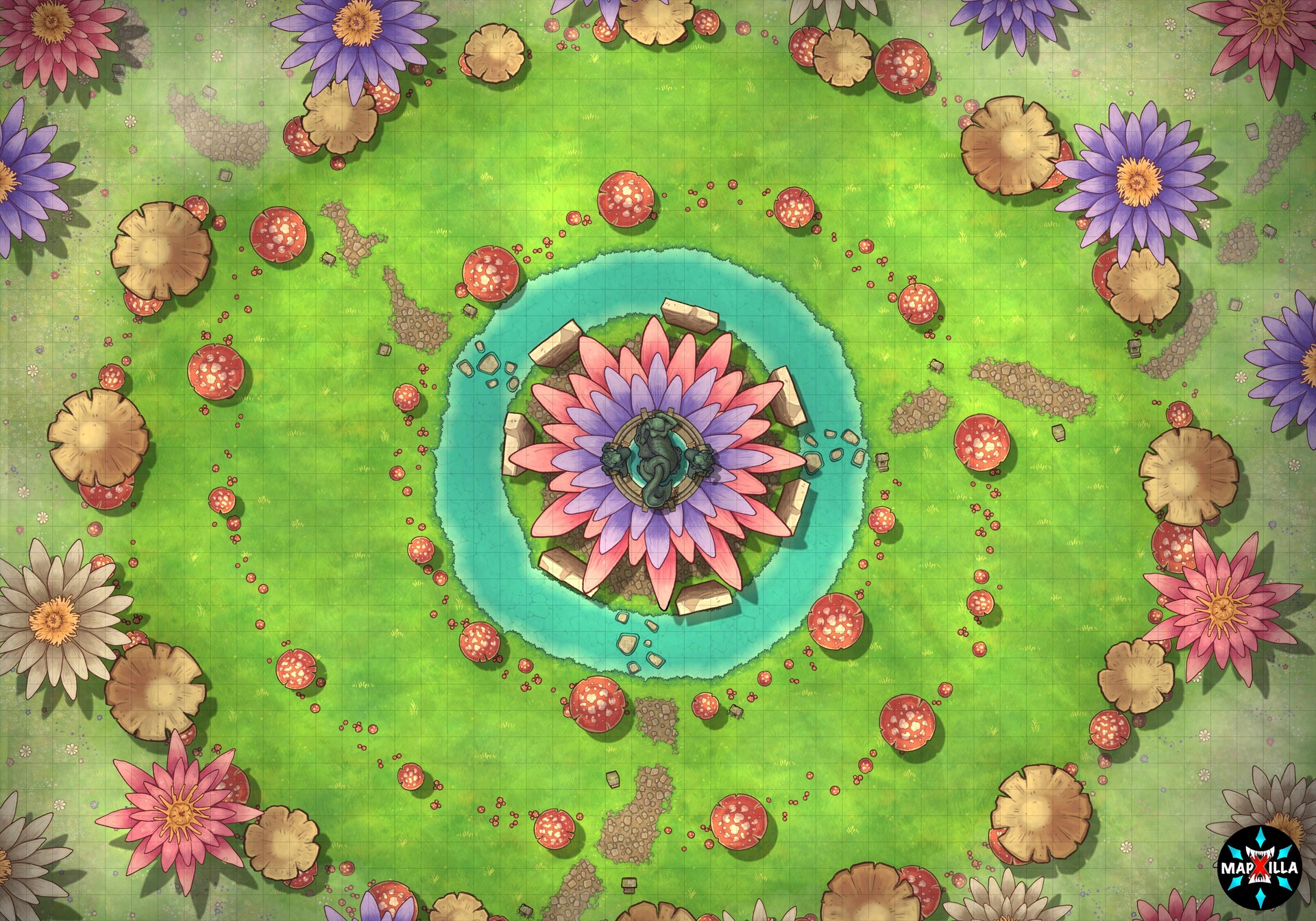 MapXilla - Fey Garden [50 x 35]