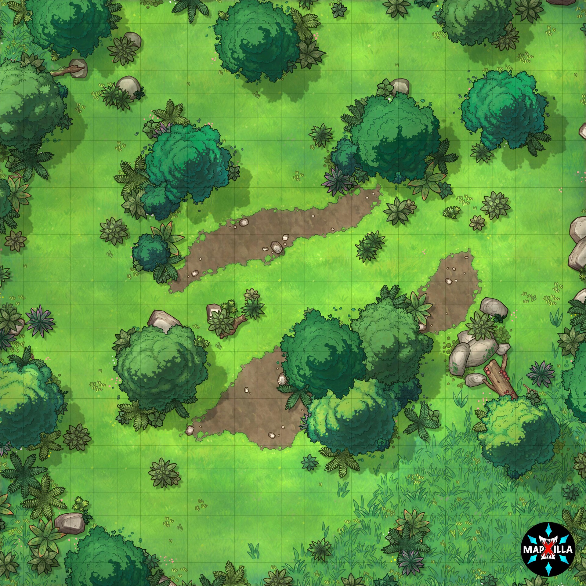 ArtStation Forest Clearing 25 x 25