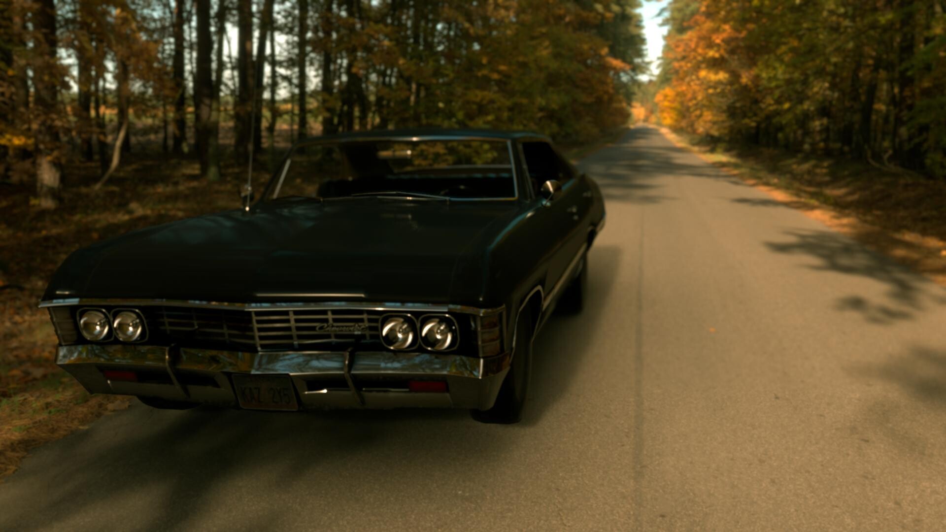 ArtStation - Chevrolet Impala 67 in Autumn