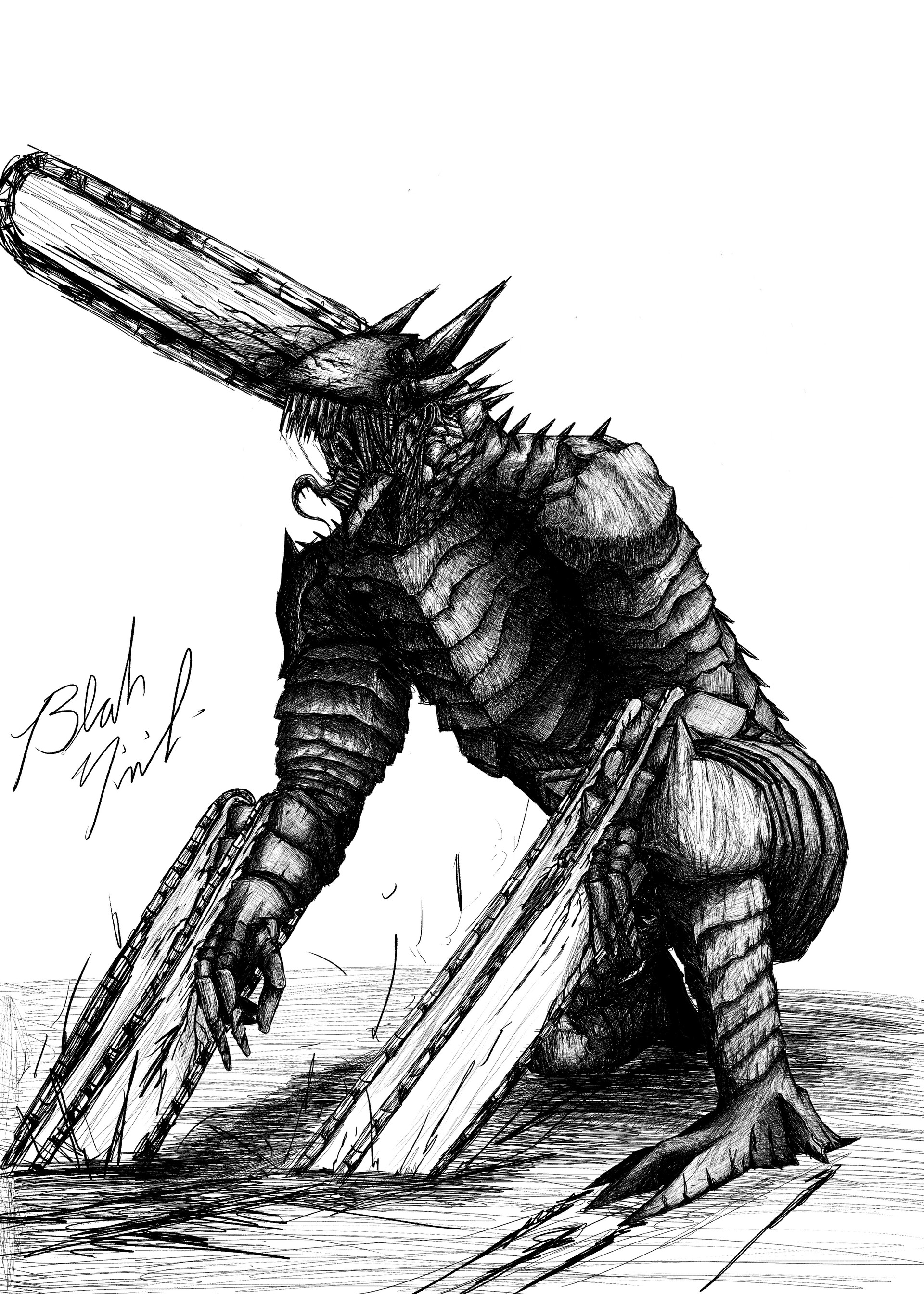 ArtStation Chainsaw Devil Angy