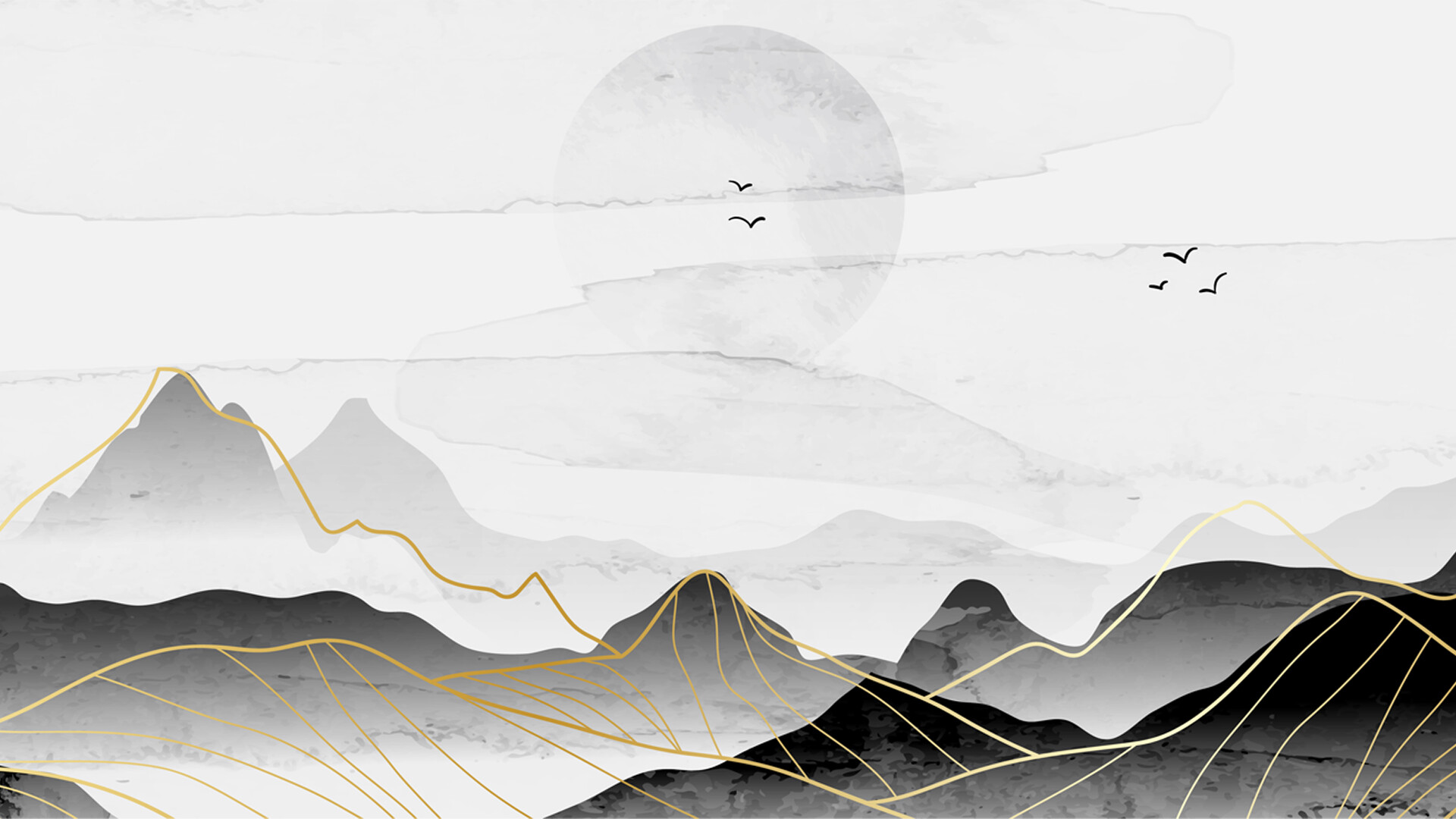 ArtStation Scenic Asian Mountain Range